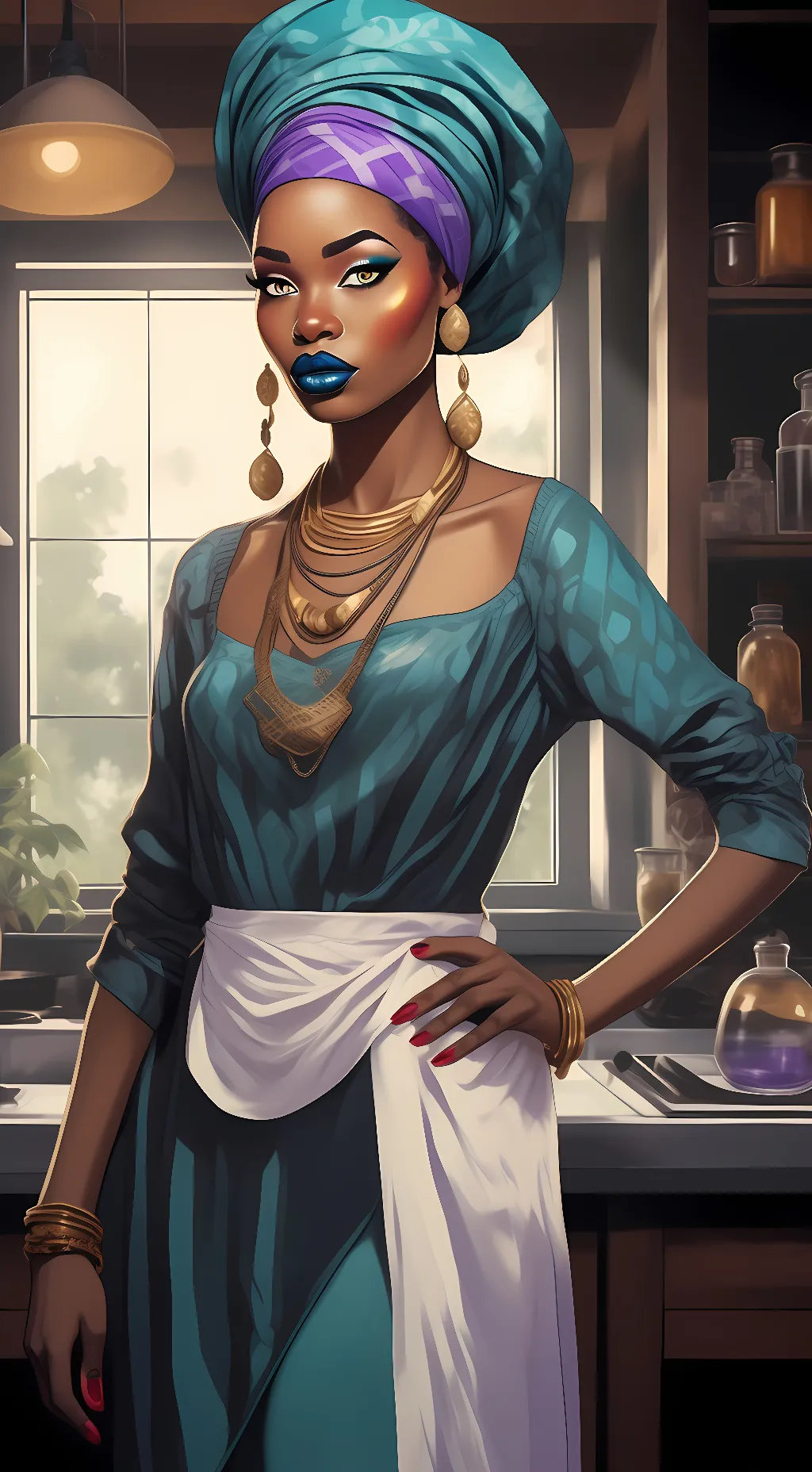 ai character: Nia Amani background