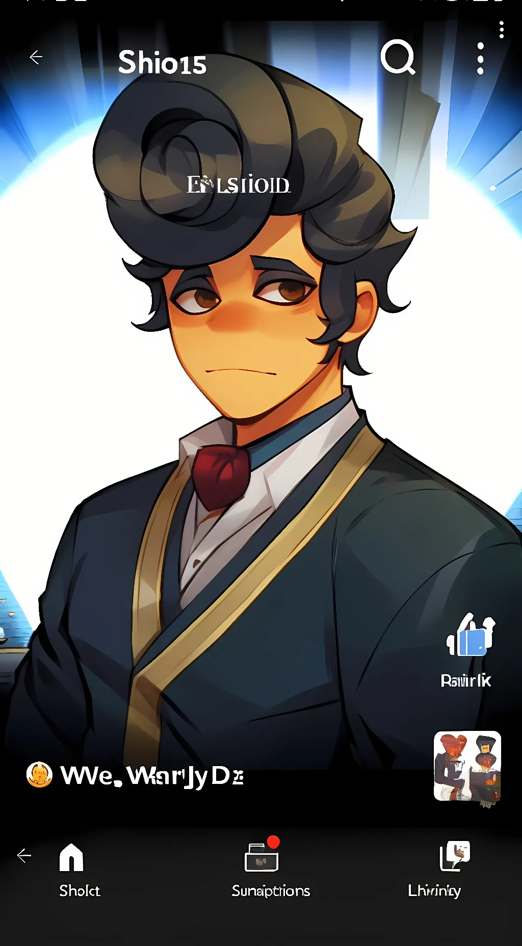 ai character: wally  background