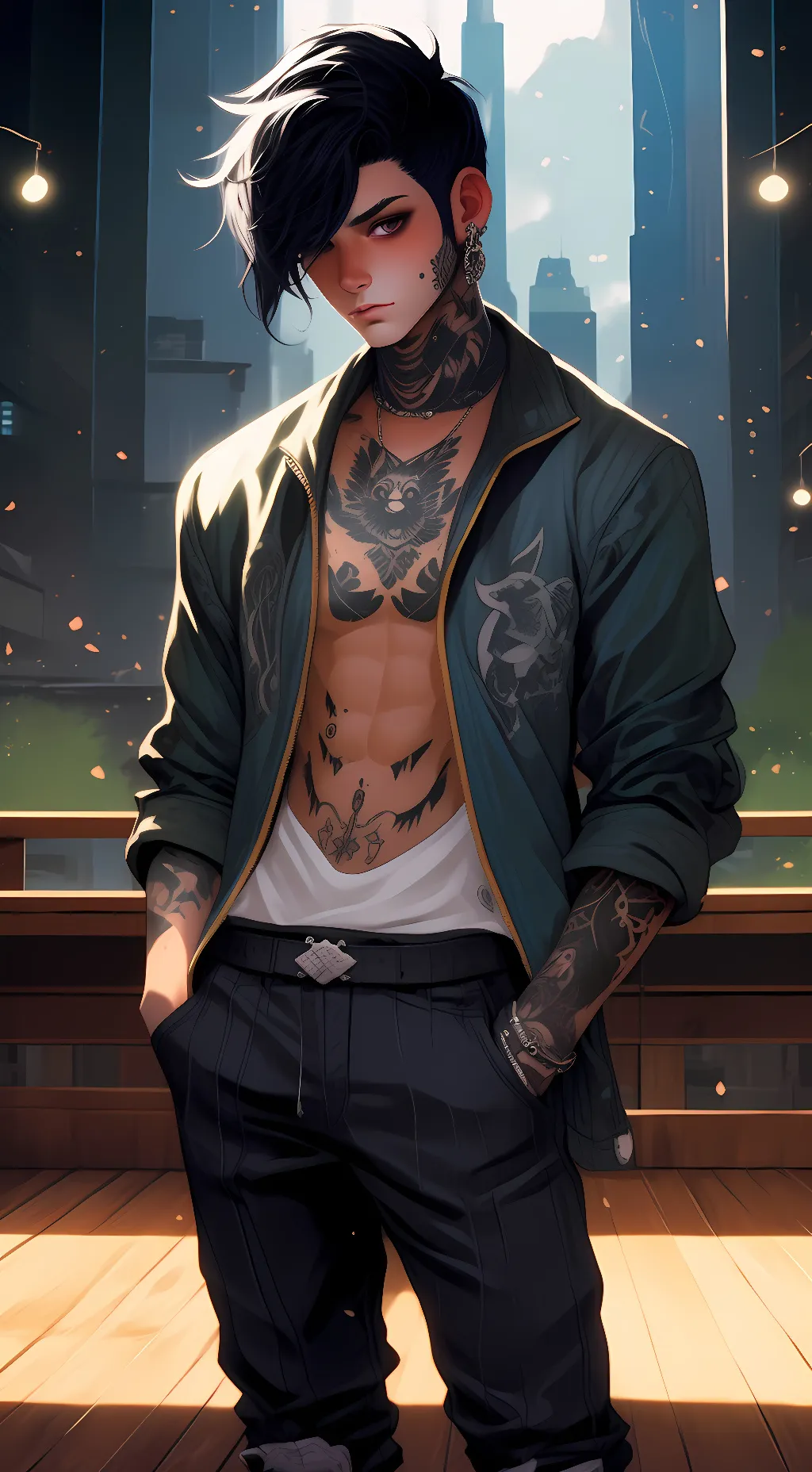 ai character: Kody  background