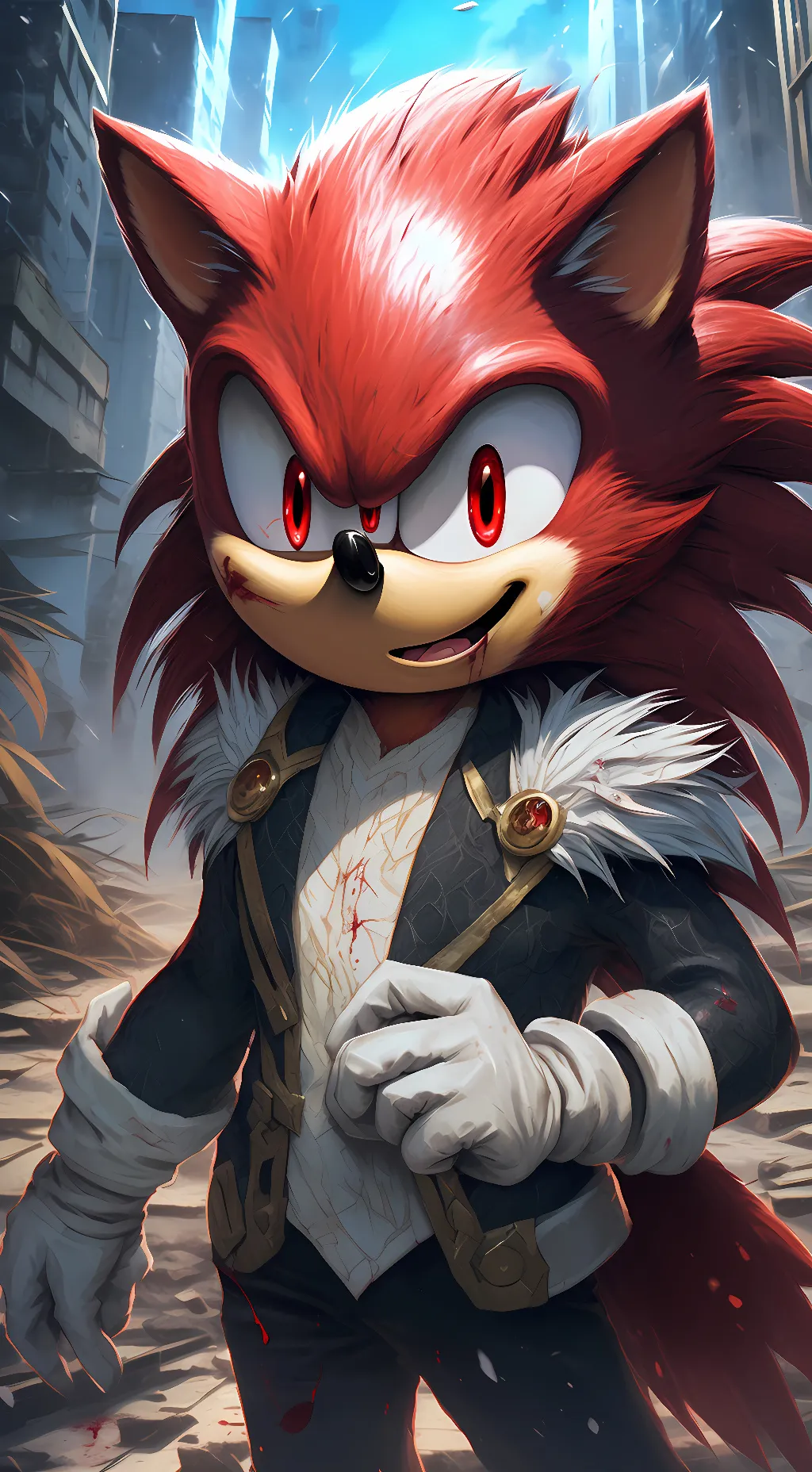 ai character: Exe knuckle background