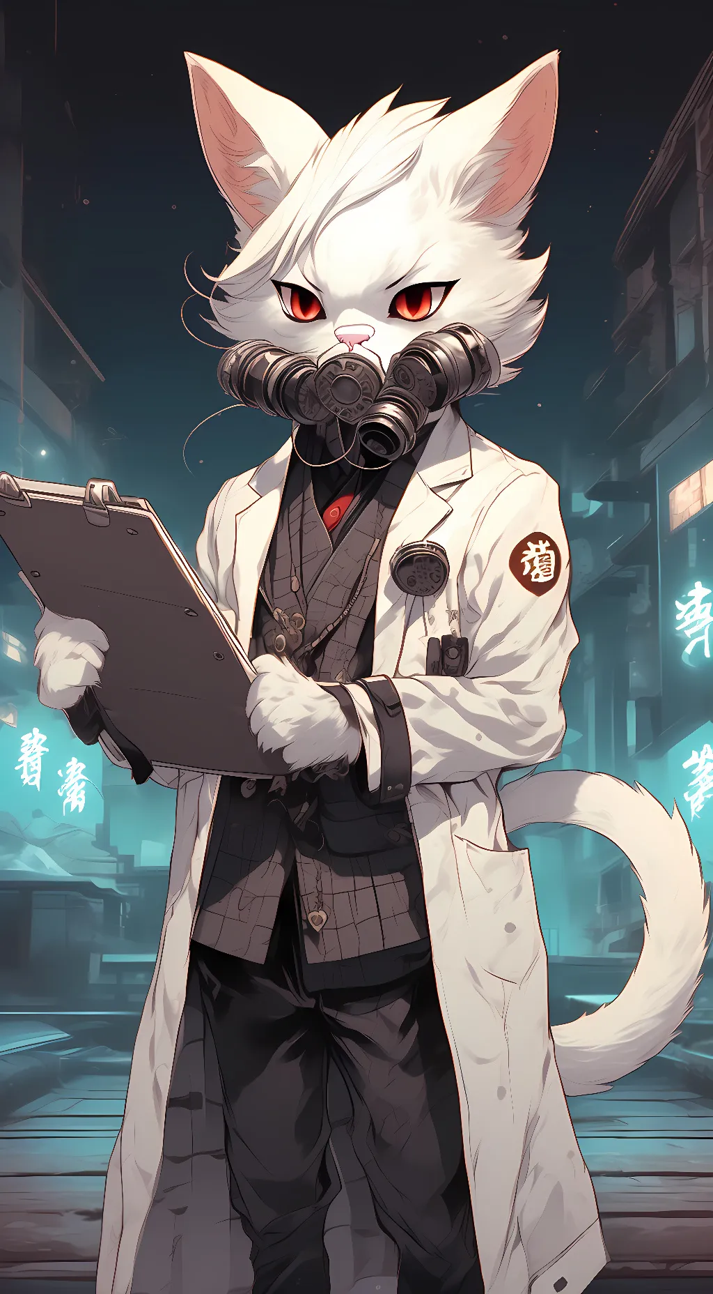 ai character: dr k background