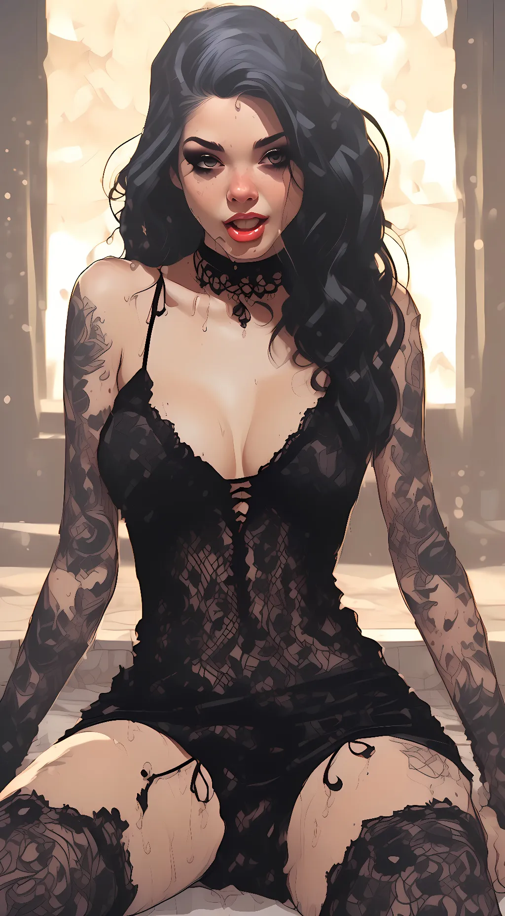 ai character: Gina Valentina background