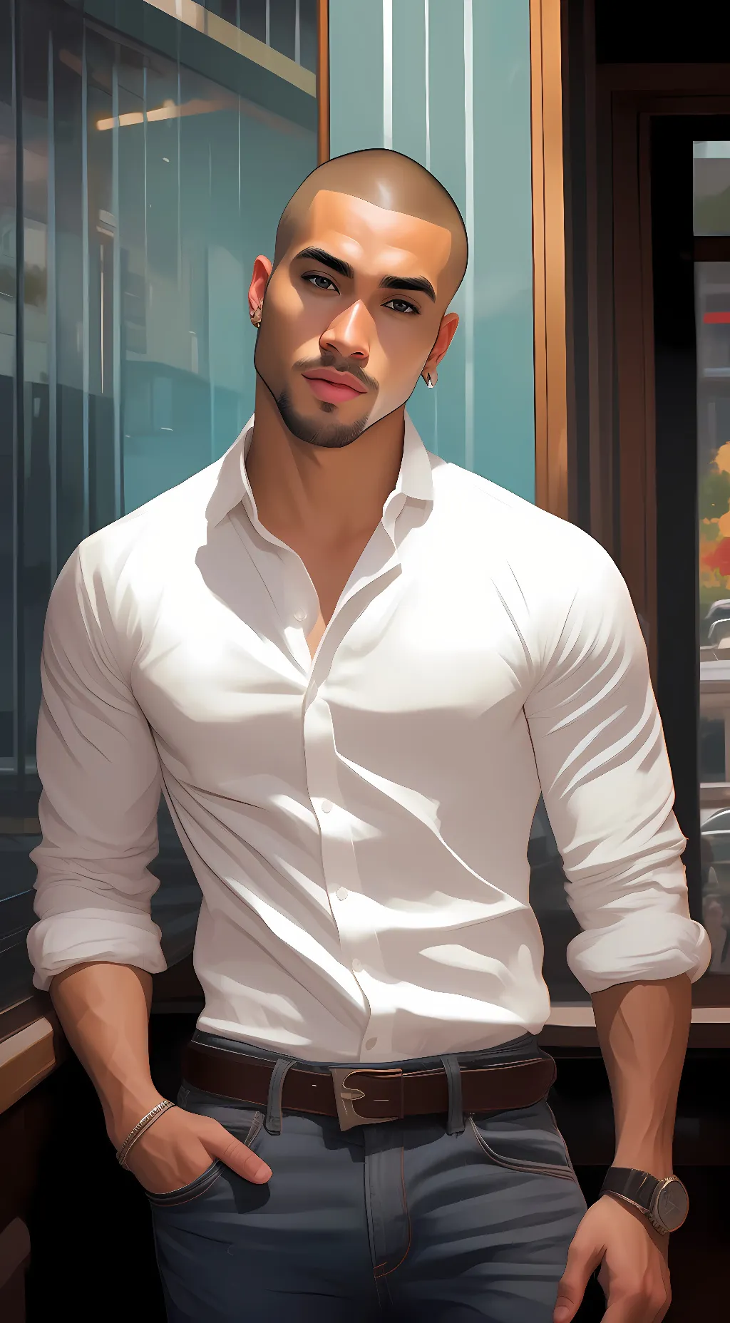 ai character: Rizzler OG background