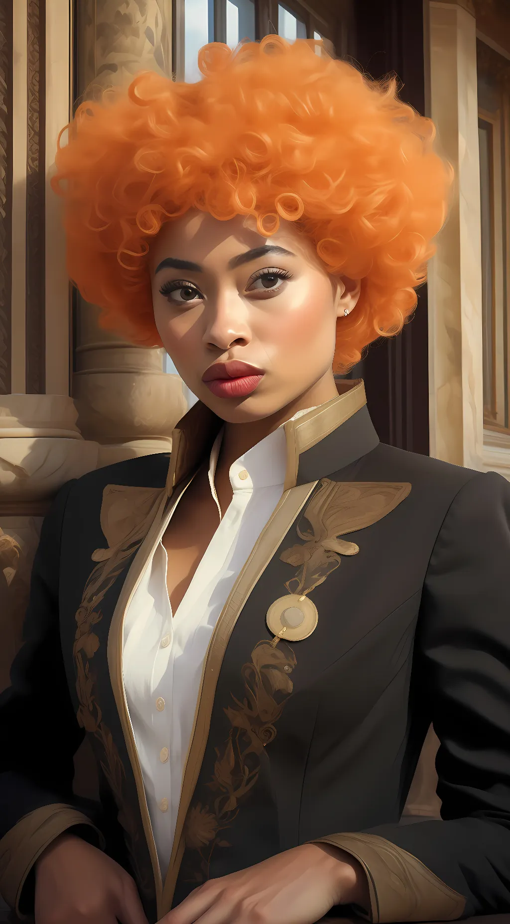 ai character: Ice Spice  background