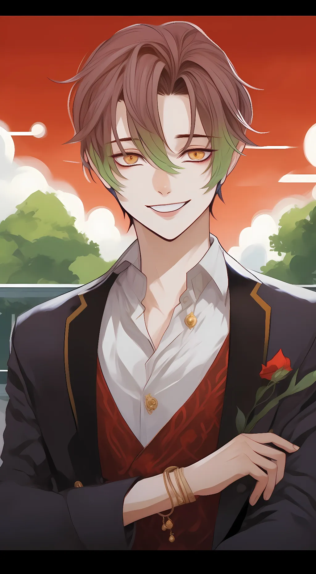 ai character: Mitsuri(male) background