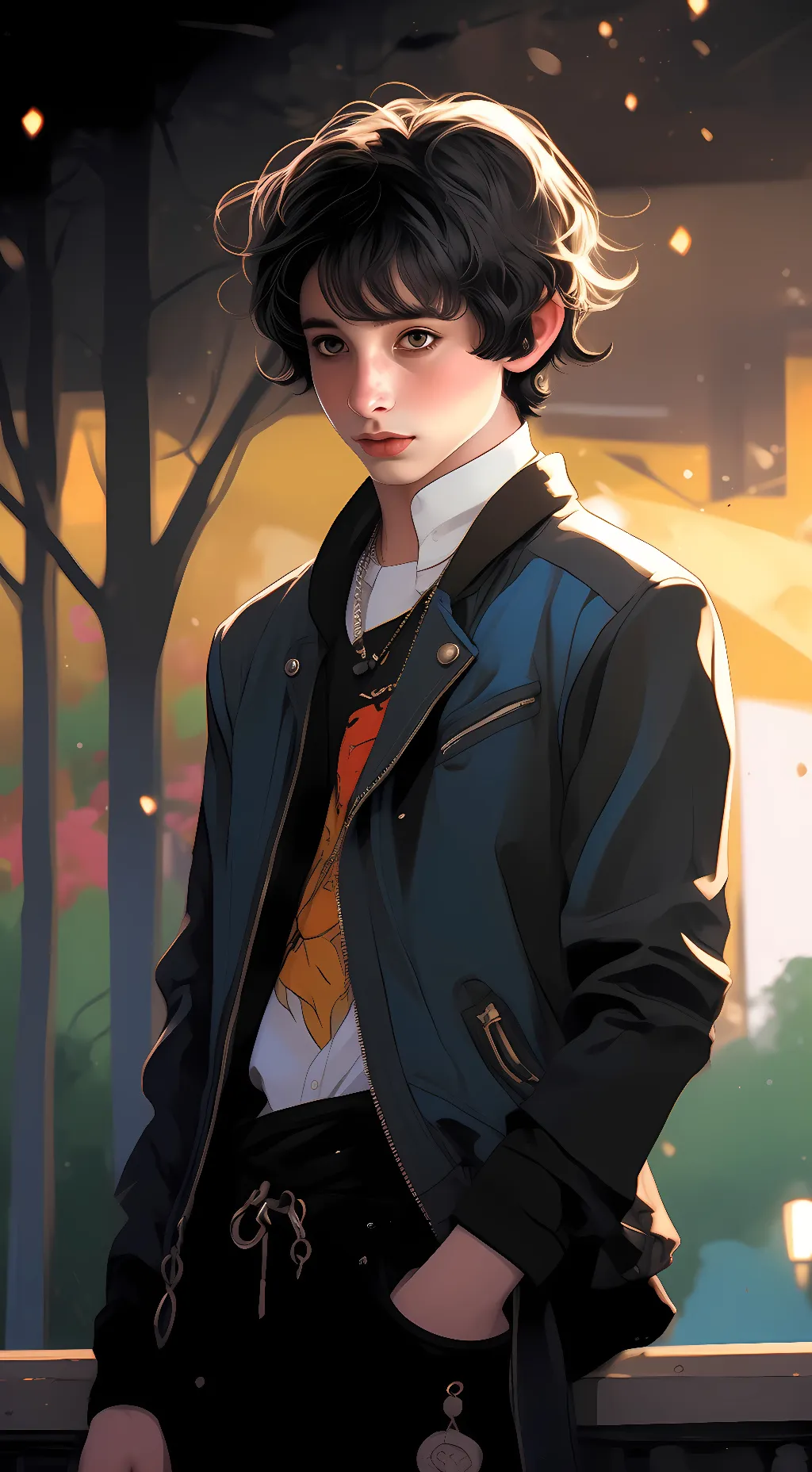 ai character: Mike wheeler background