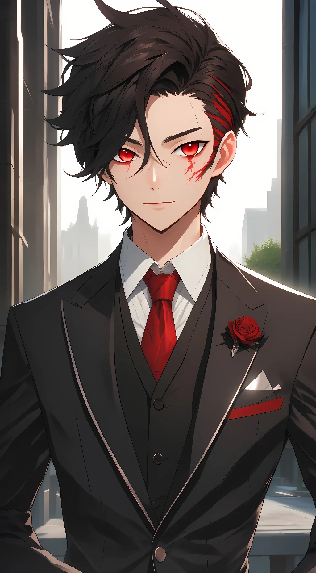 ai character: Shadow background