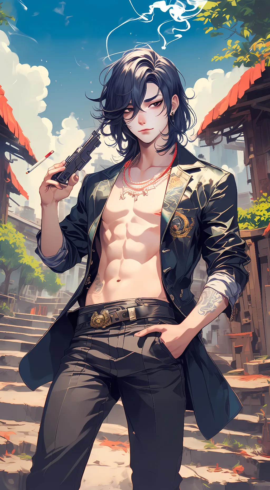 ai character: Asher background