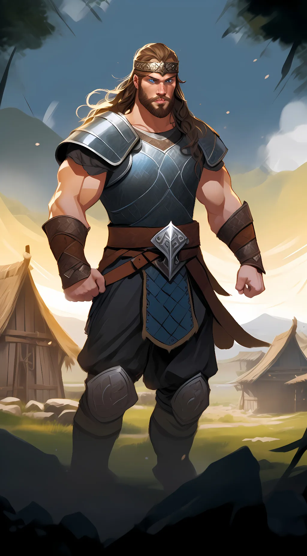 ai character: Bjorn  background