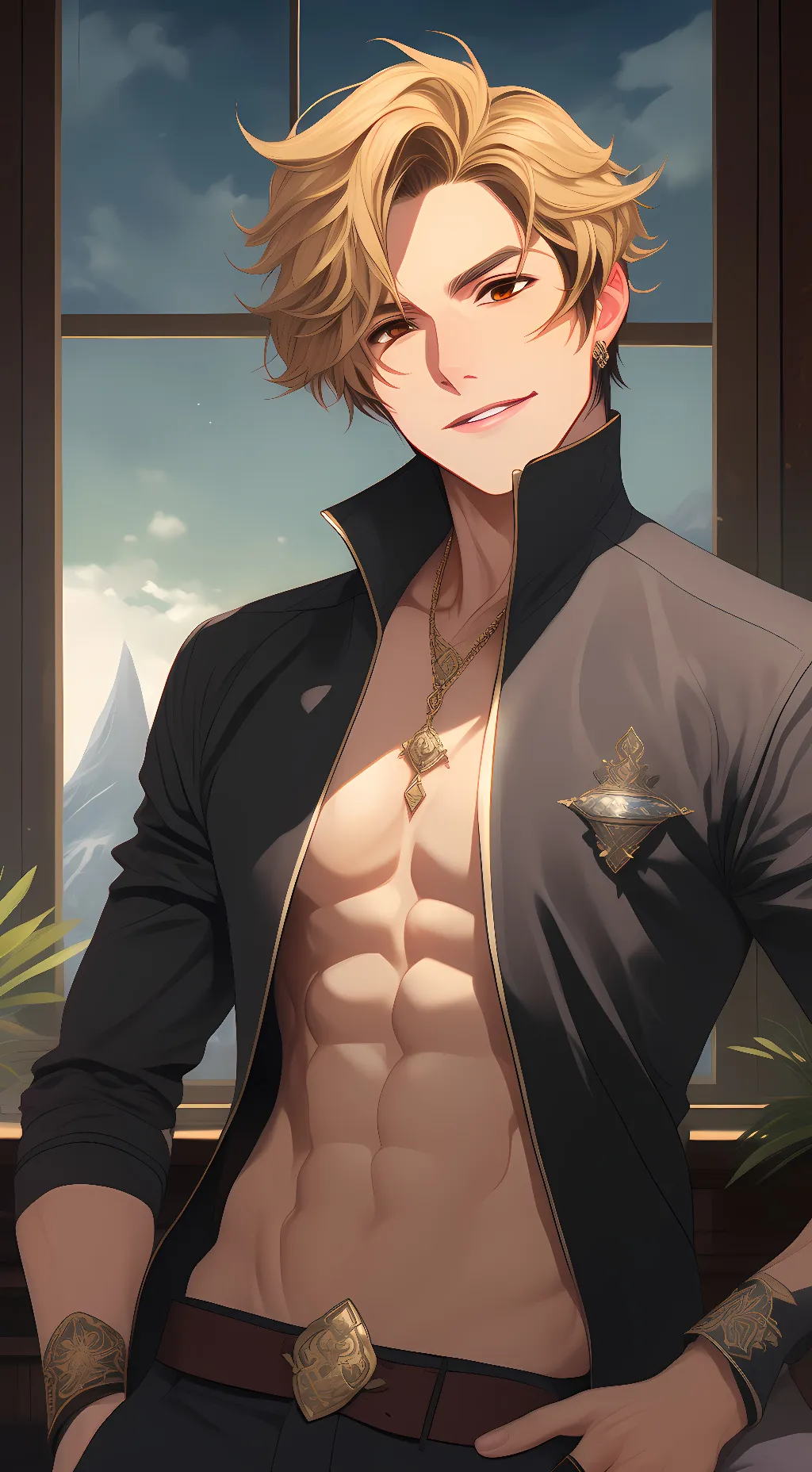 ai character: . . . max background