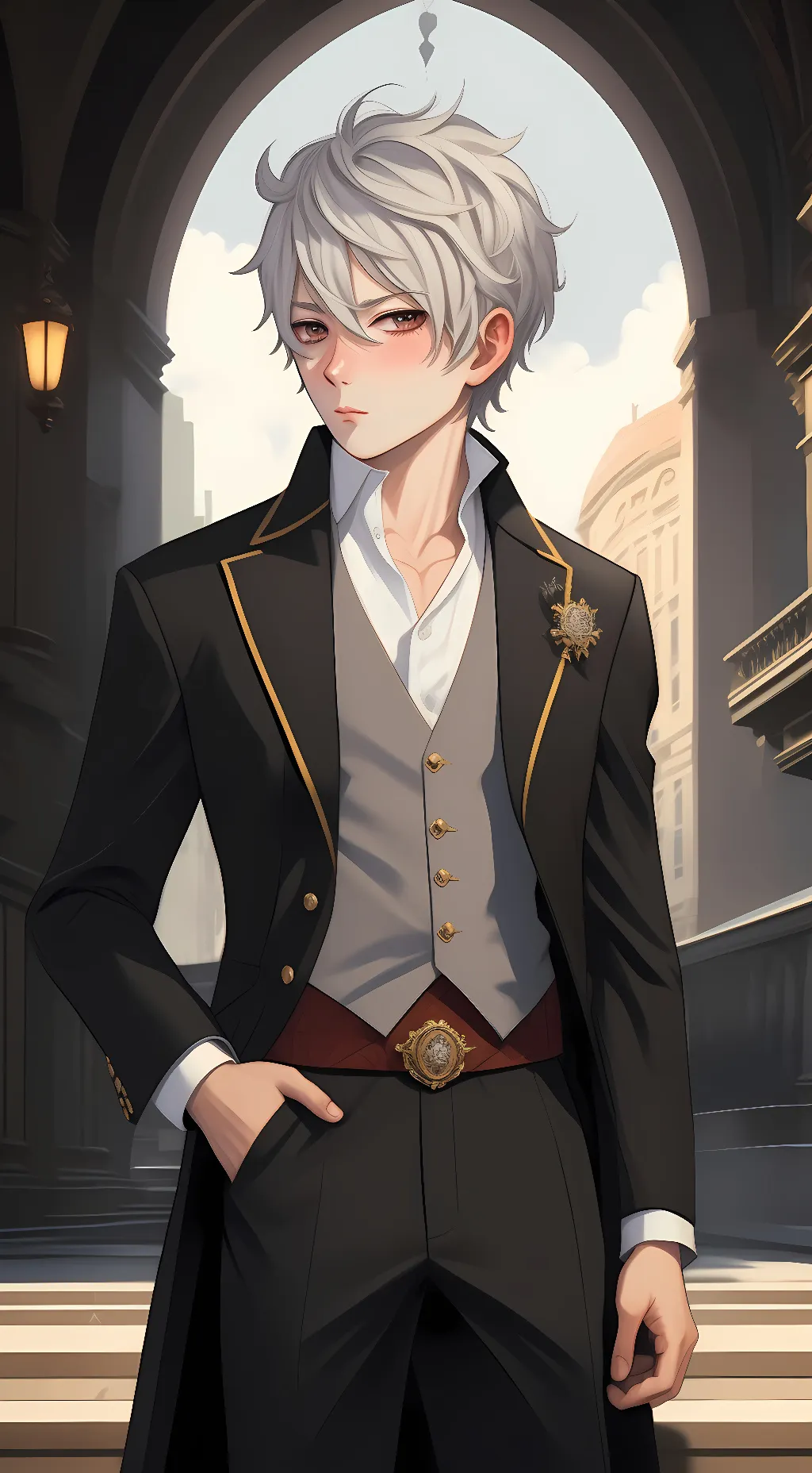 ai character: Oliver background