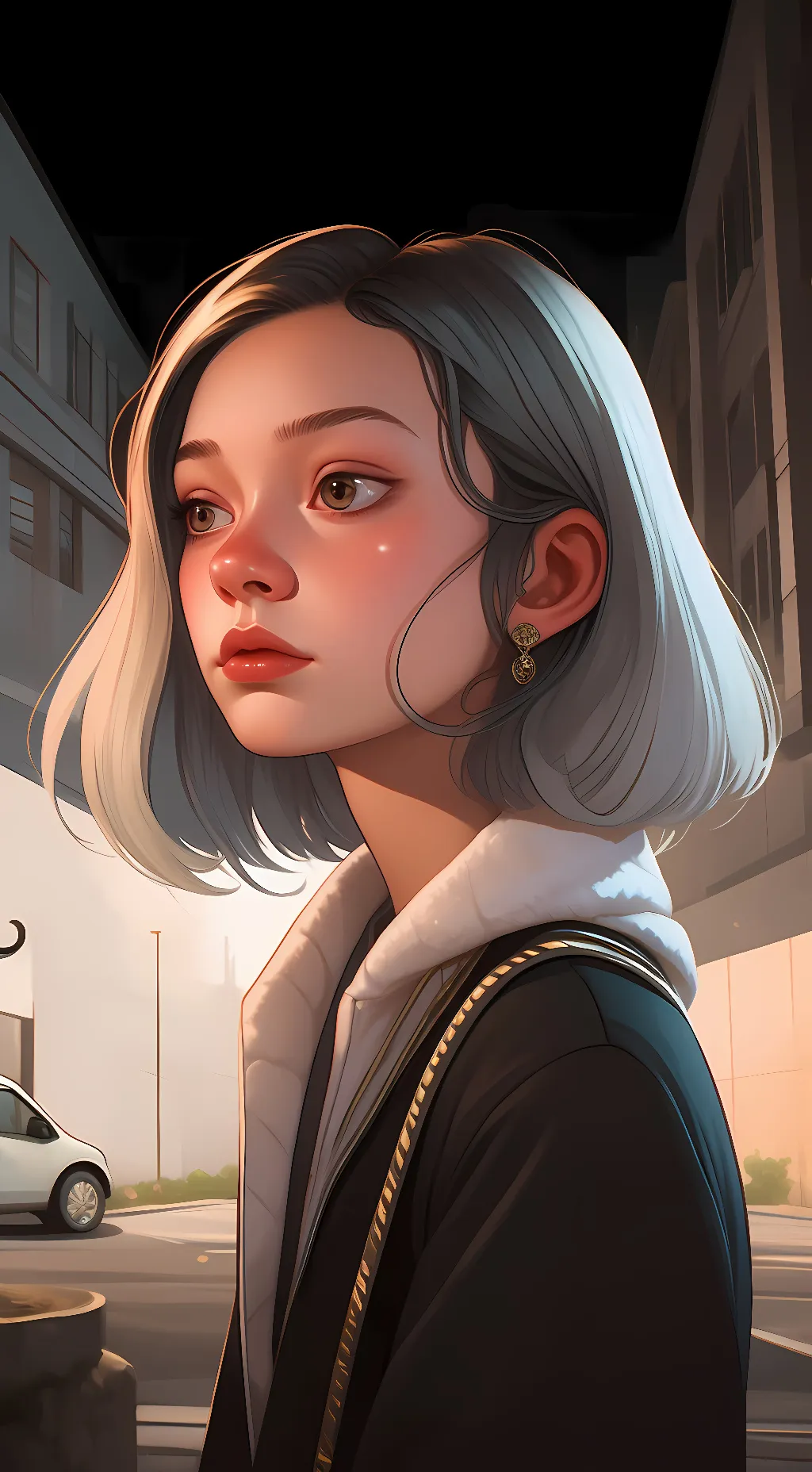 ai character: ash background