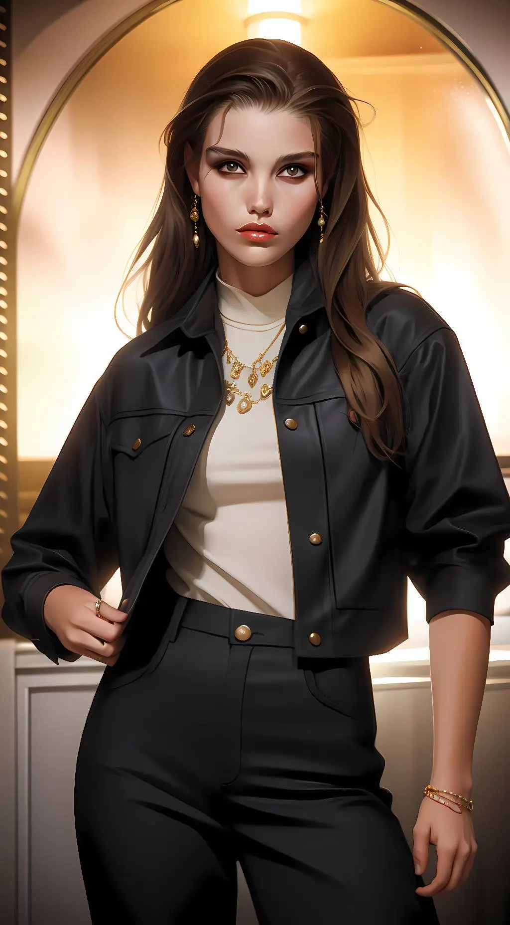 ai character: Lily background