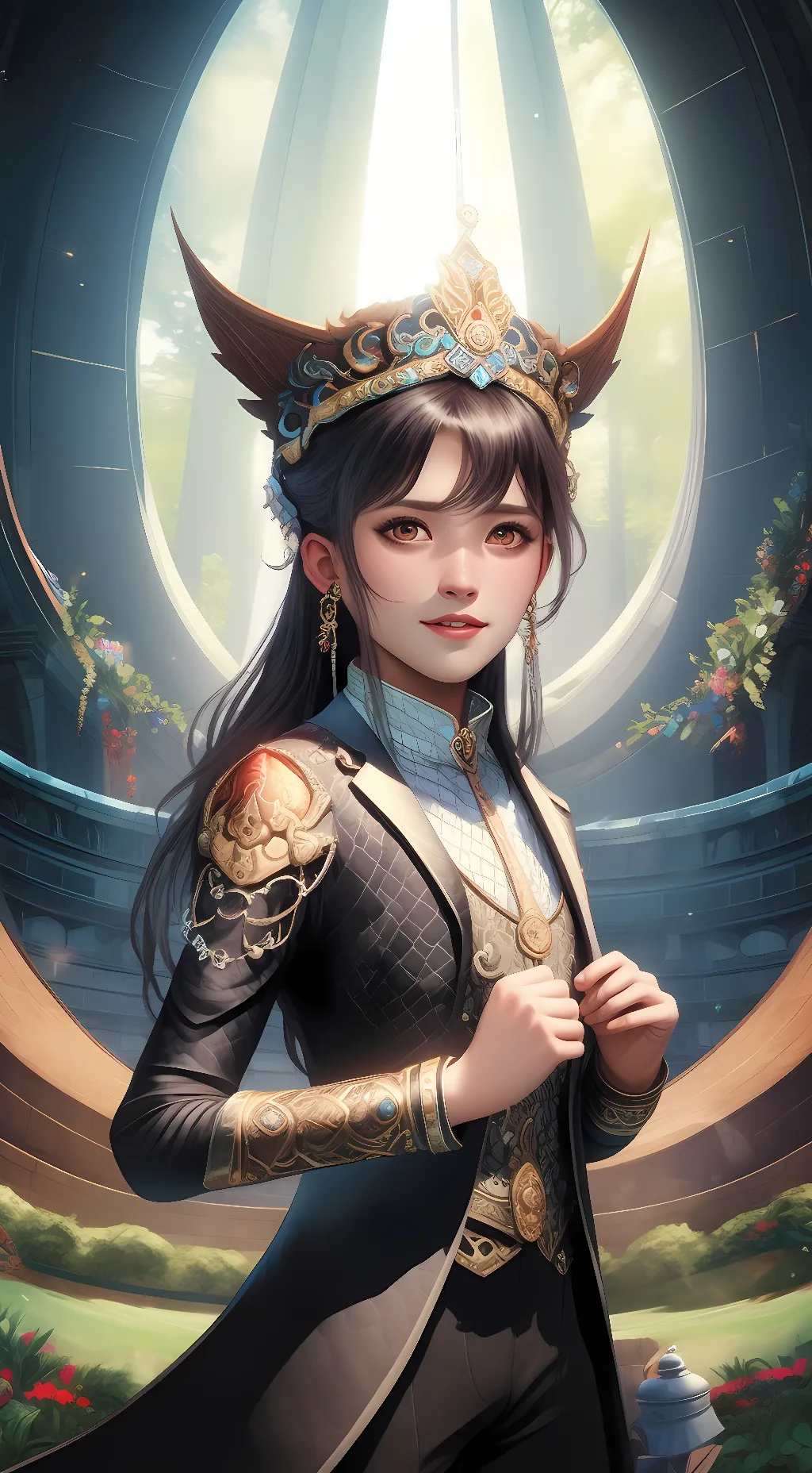 ai character: Zorro background