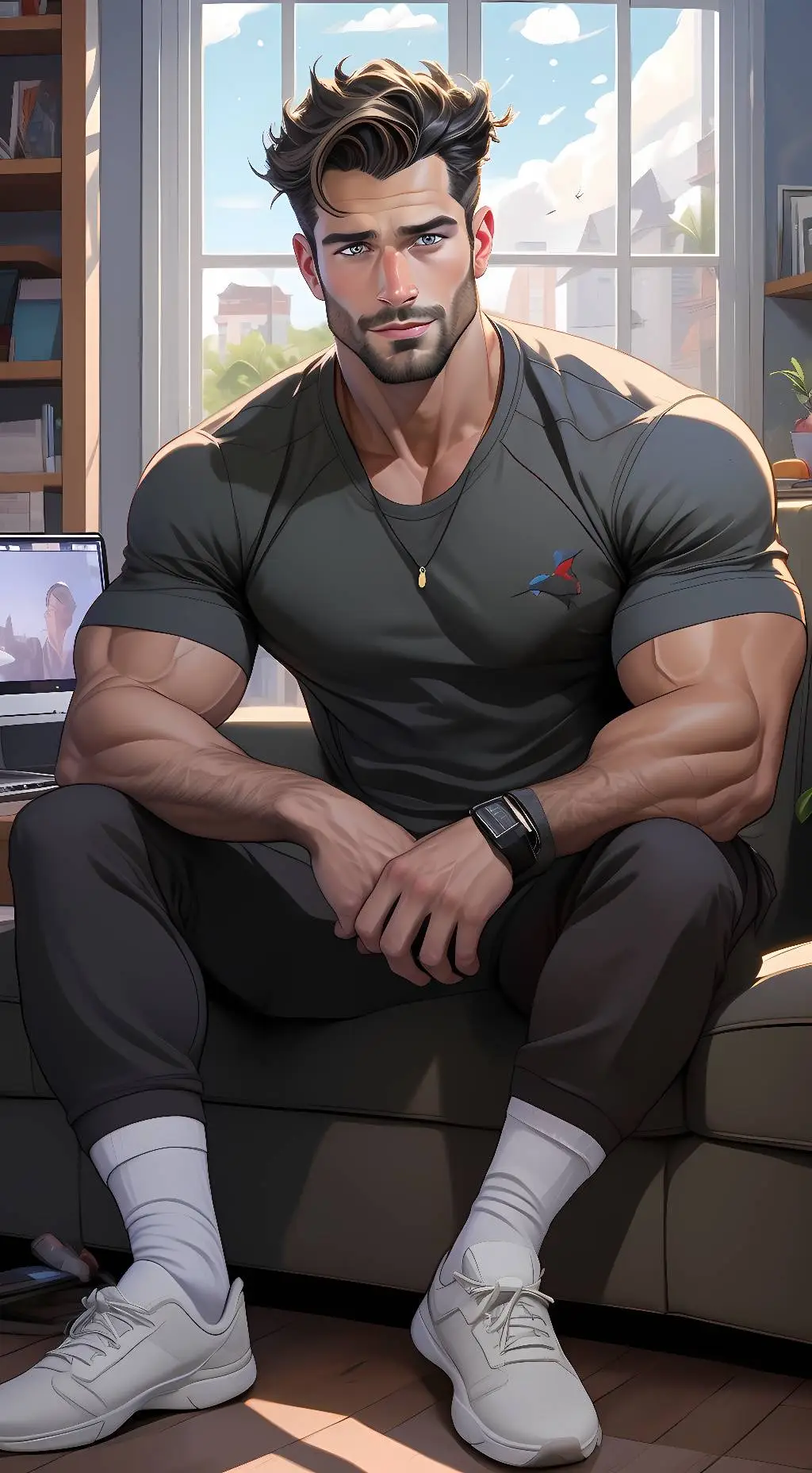 ai character: Colton background