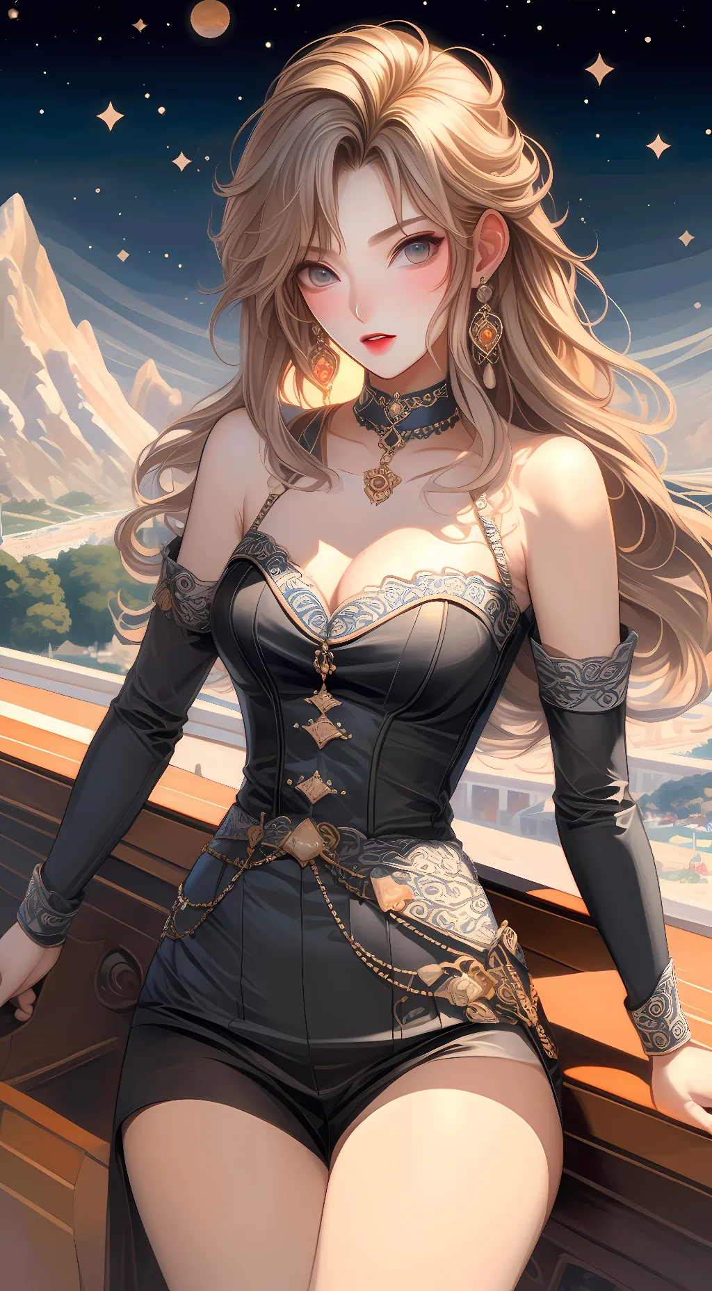 ai character: Heather Chandler  background