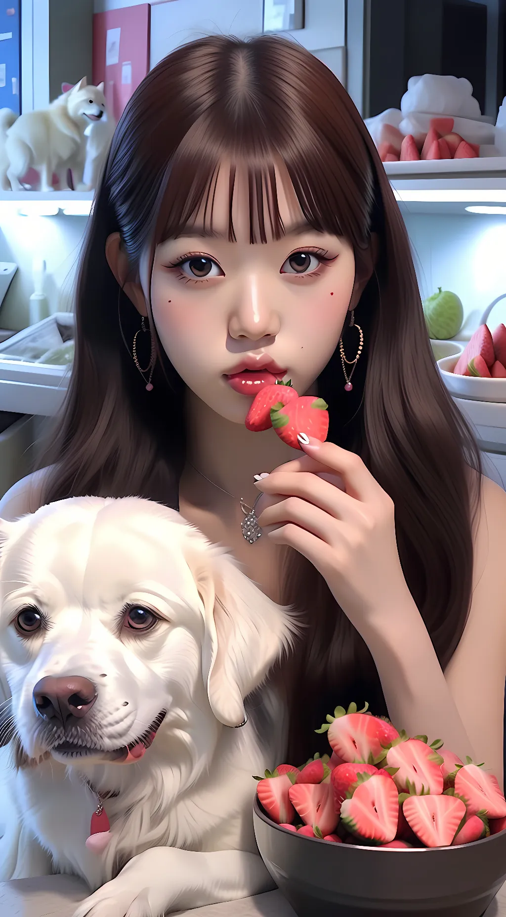 ai character: Wonyoung background