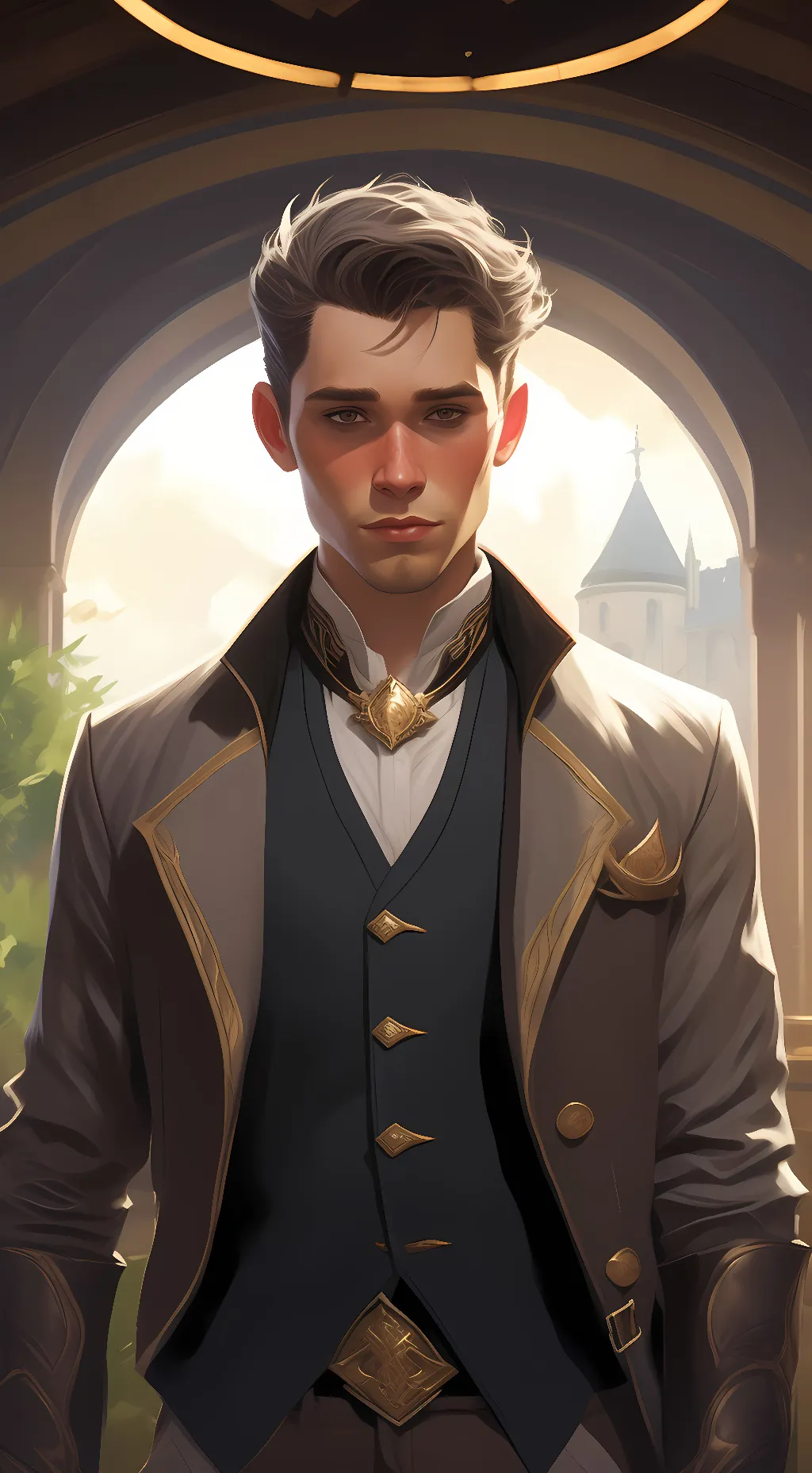 ai character: Charlie morning St background