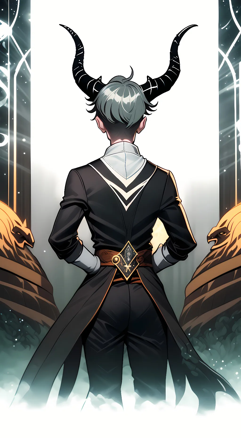 ai character: ~Lucien~Gay background