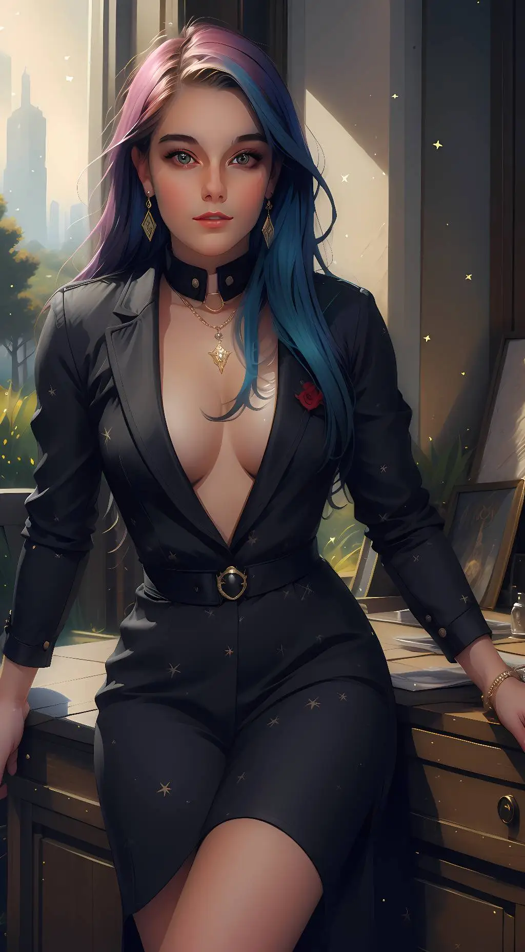 ai character: Rina background