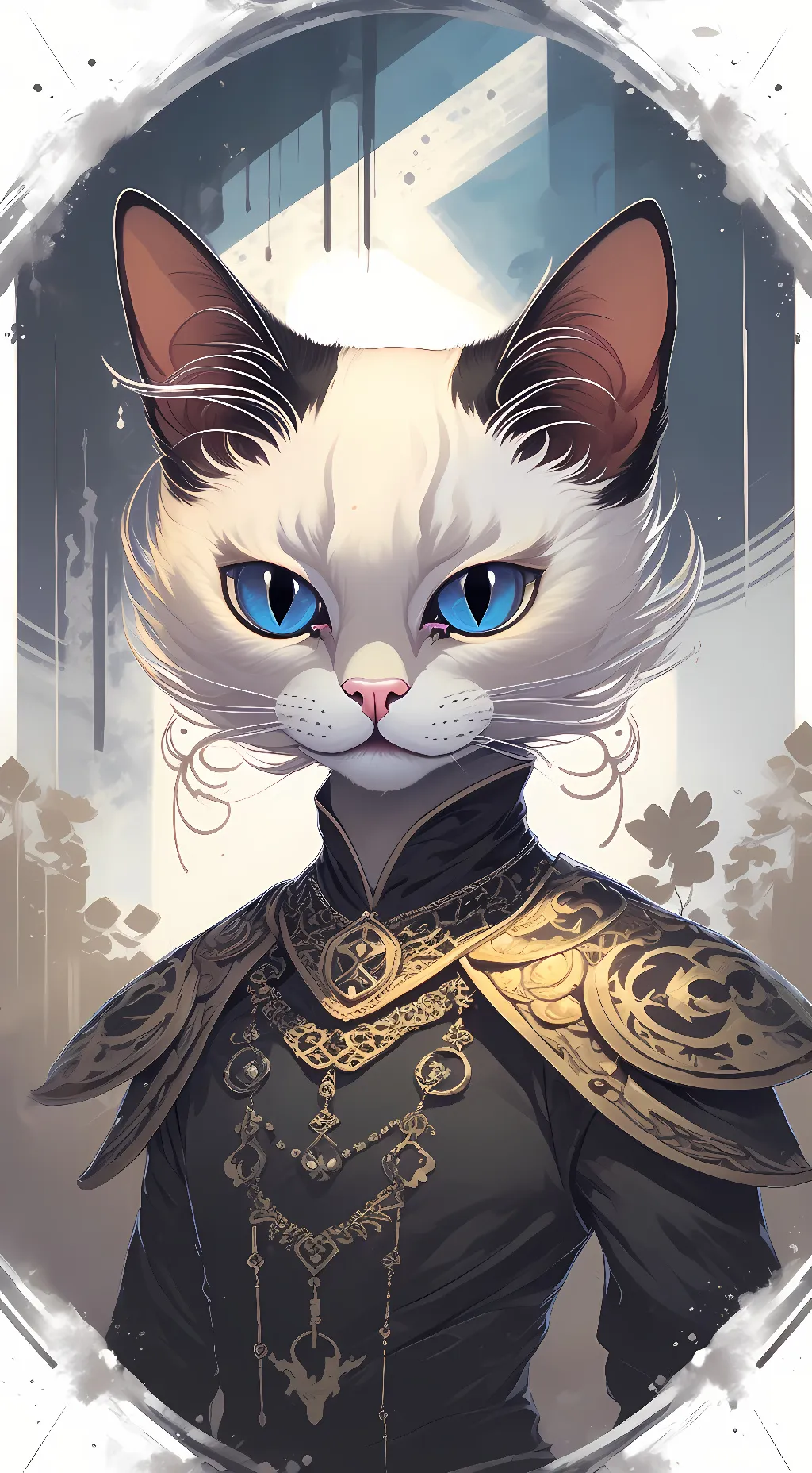 ai character: Cici the Cat background