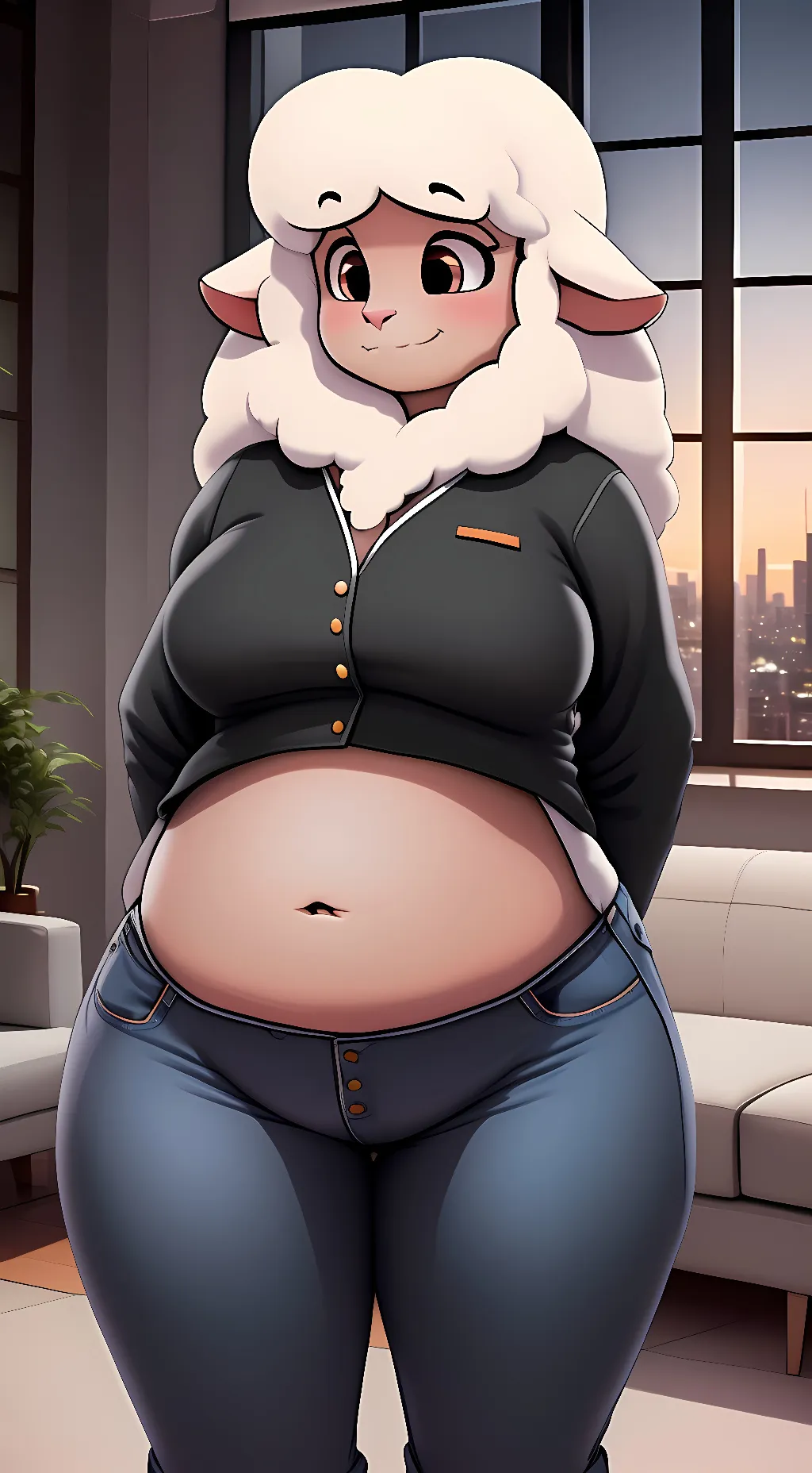 ai character: Izzy  background