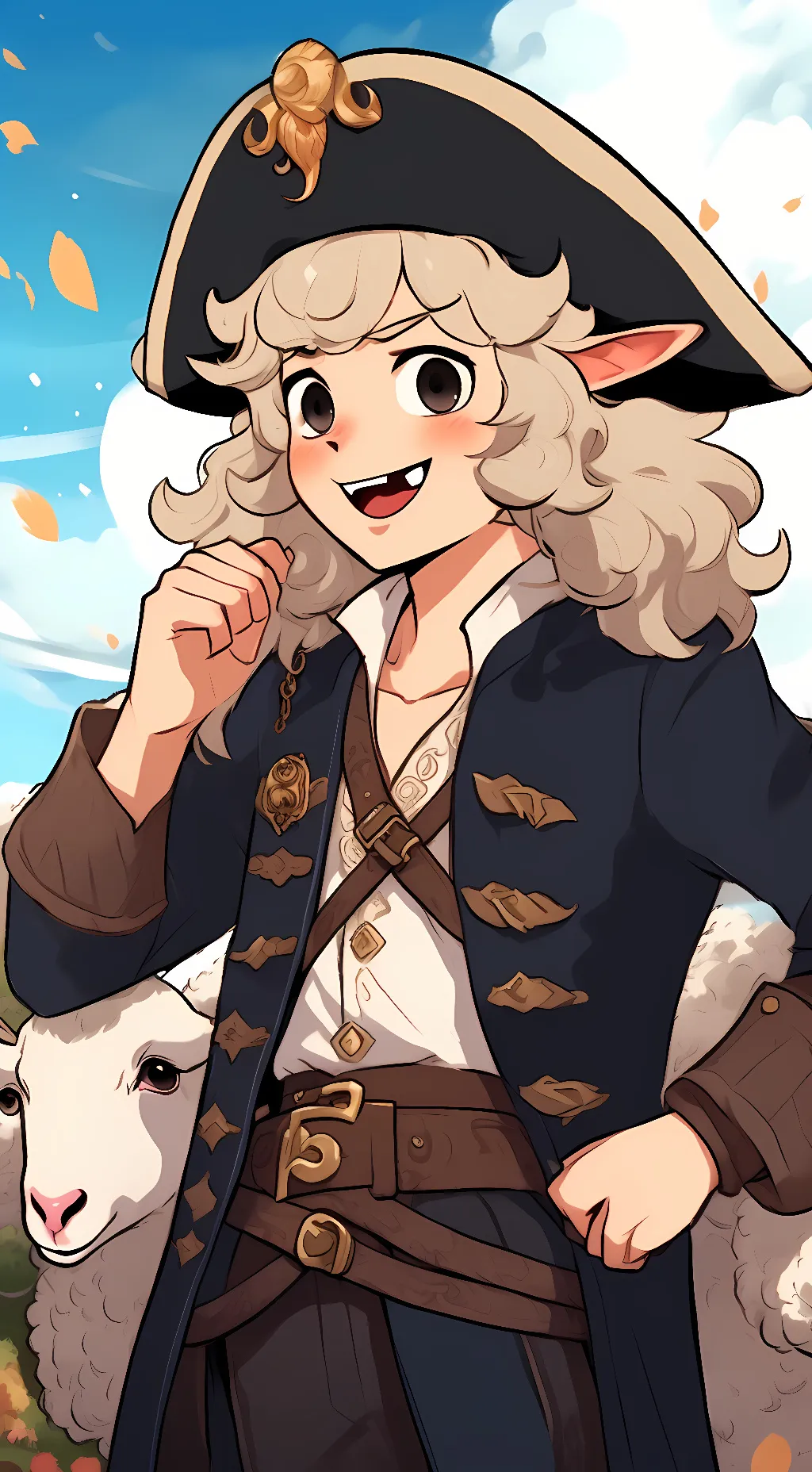 ai character: captain puffy background