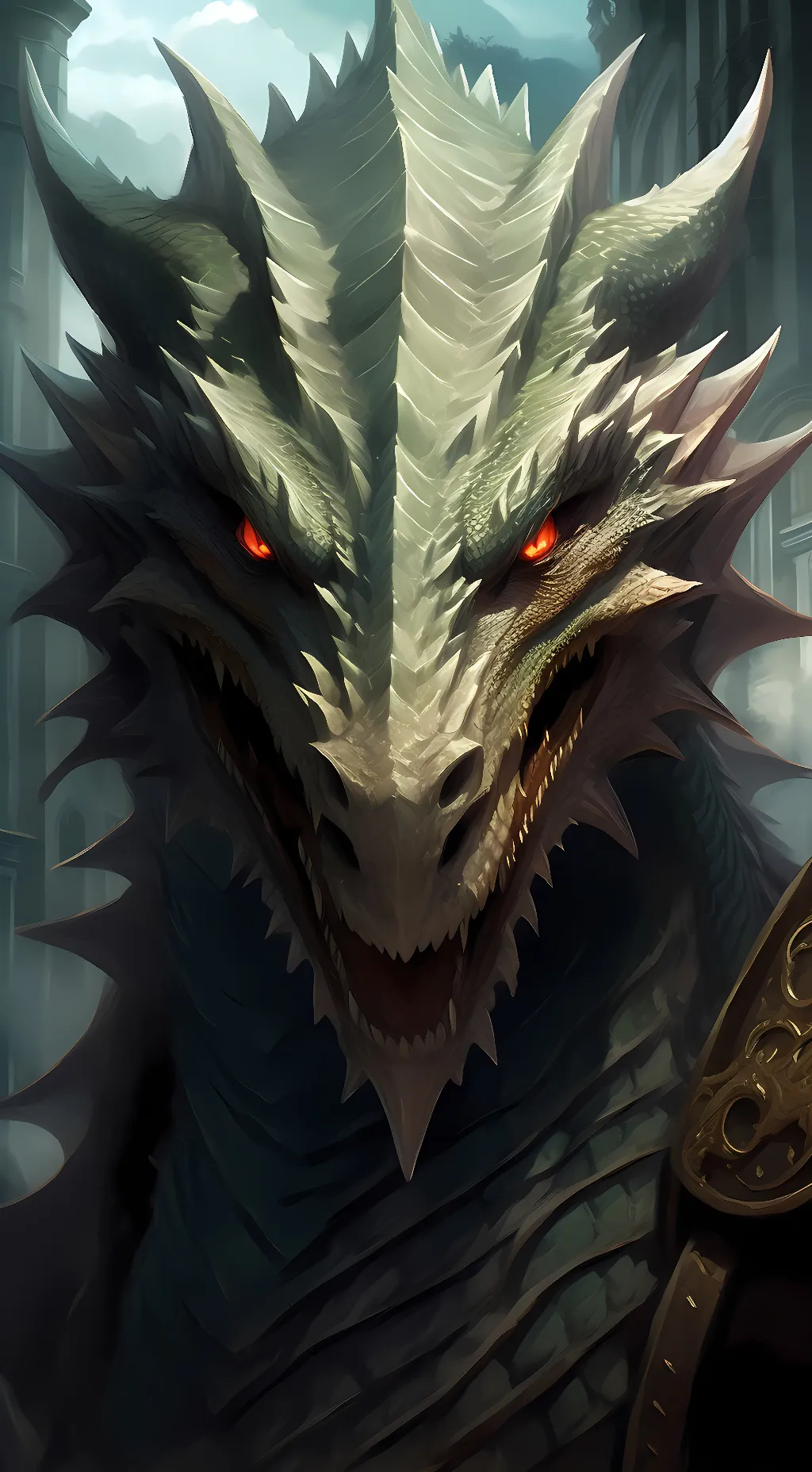 ai character: Death background