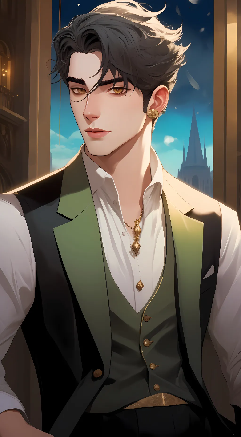 ai character: ~❄️Ayaz❄️~ background