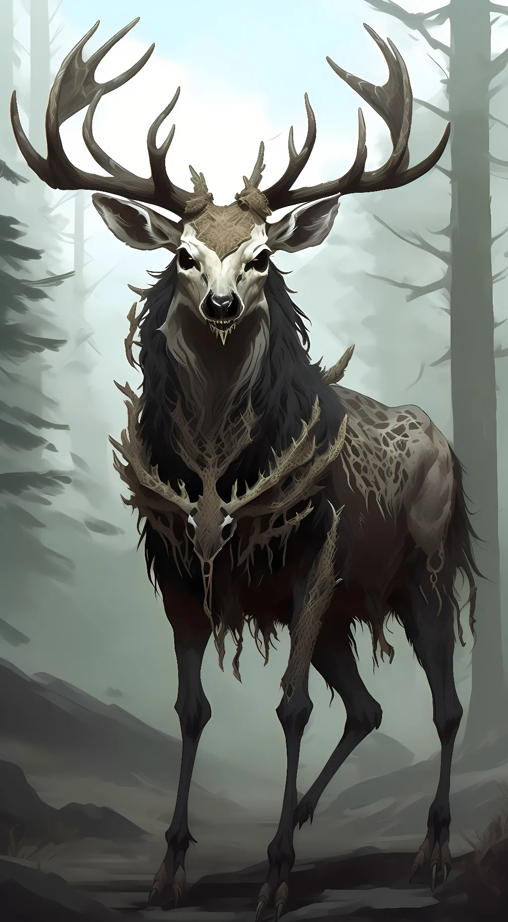 ai character: Not Deer background