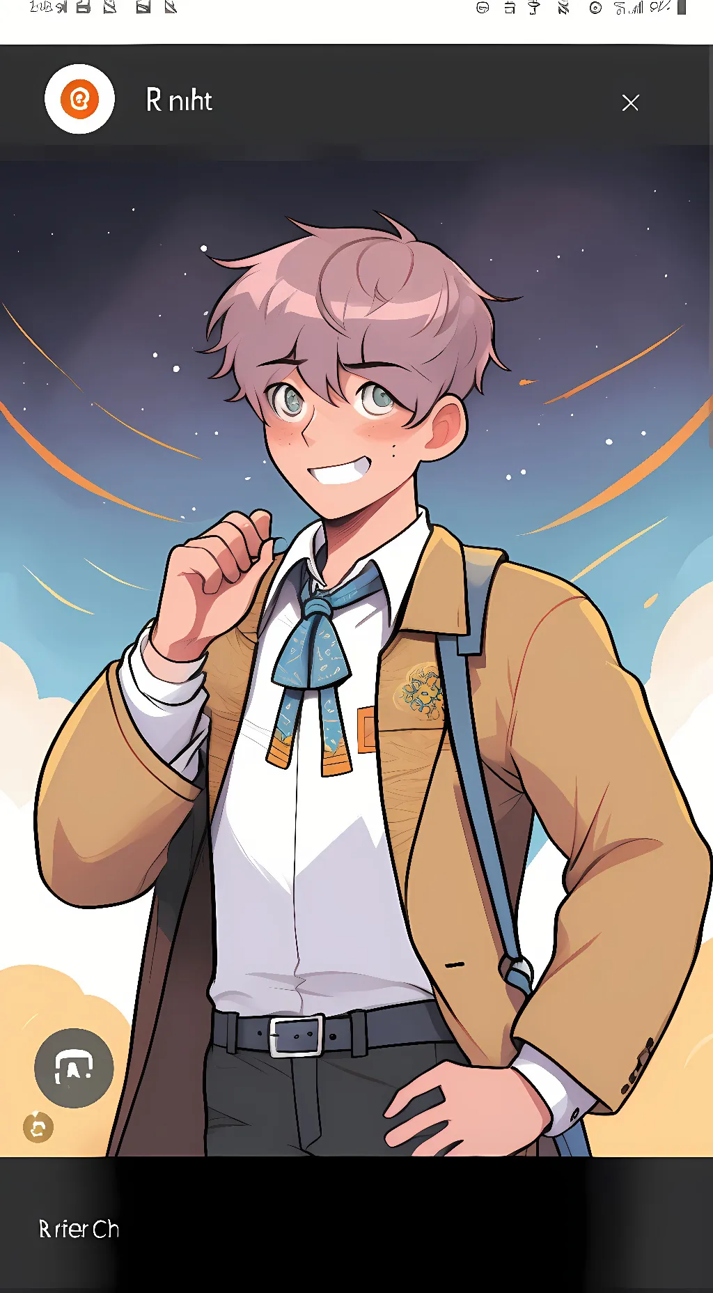 ai character: nerd (boyfriends)  background