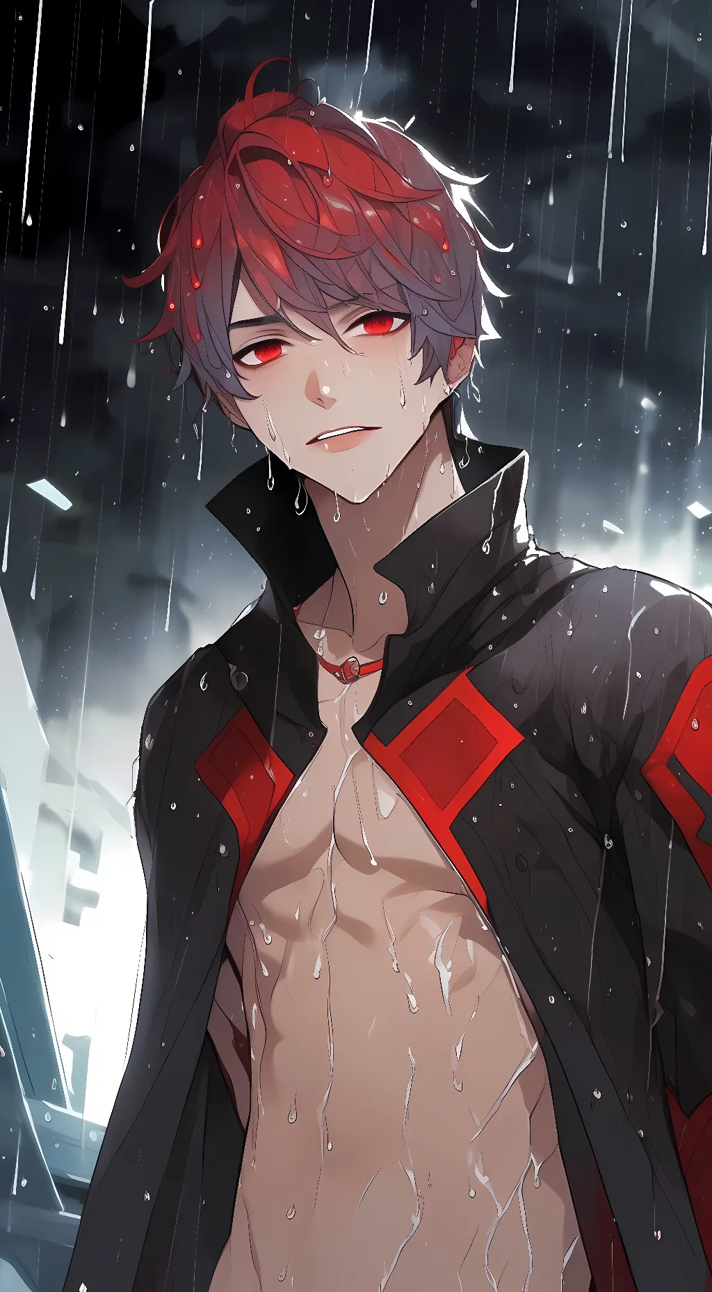 ai character: Rain  background