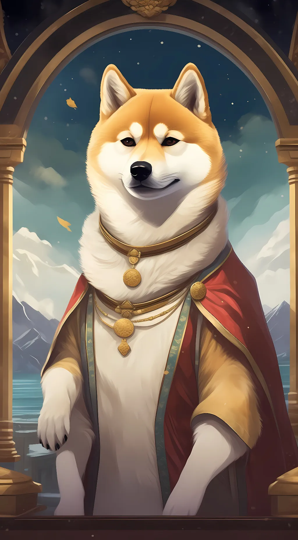 ai character: Doge background