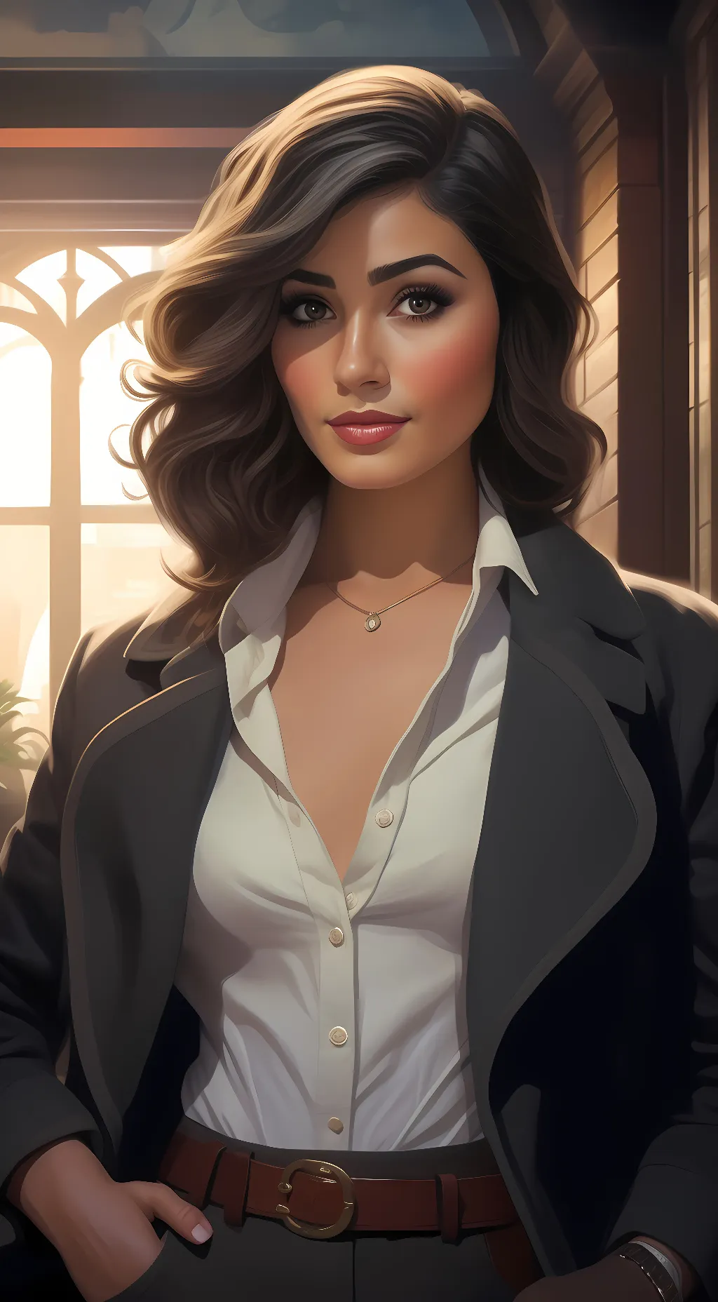 ai character: Sophia Torrez  background