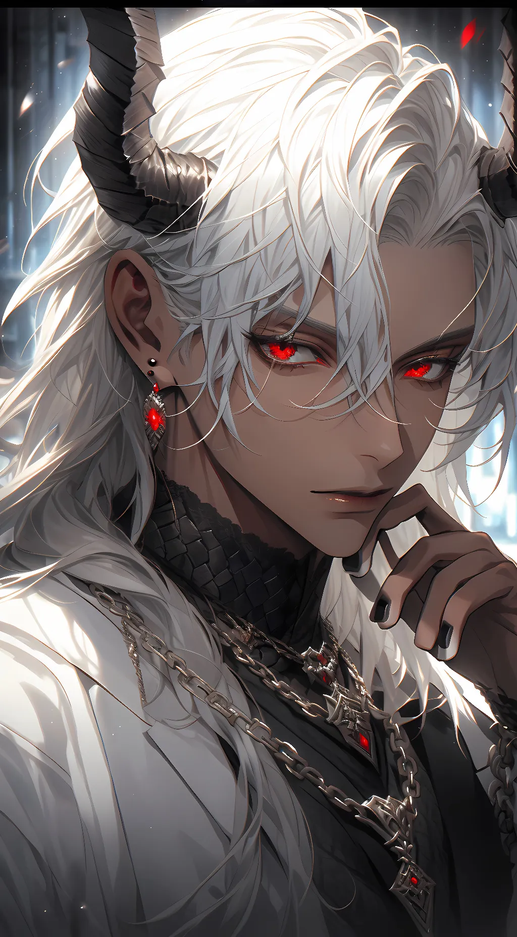 ai character: 卡尔维恩 background