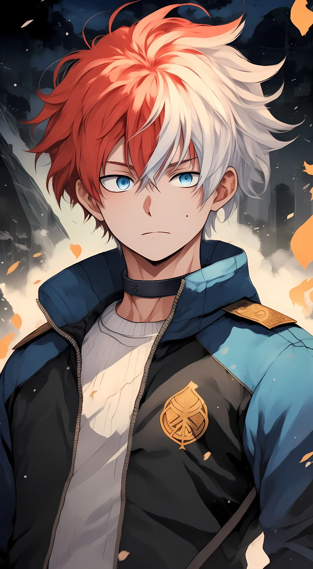 ai character: Todoroki Shoto background