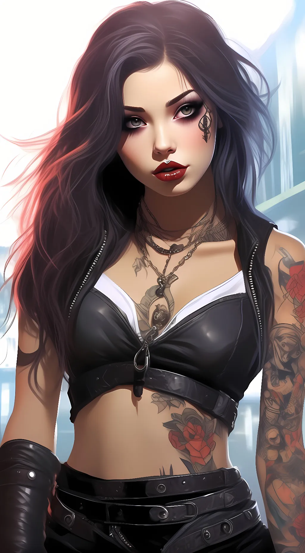 ai character: Roxy  background