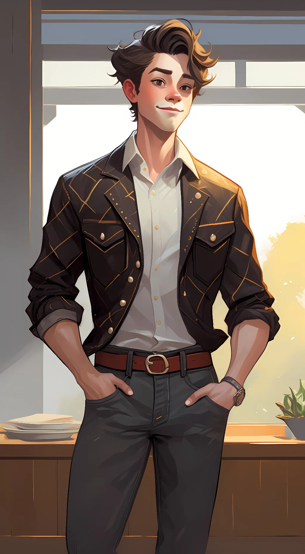ai character: James  background