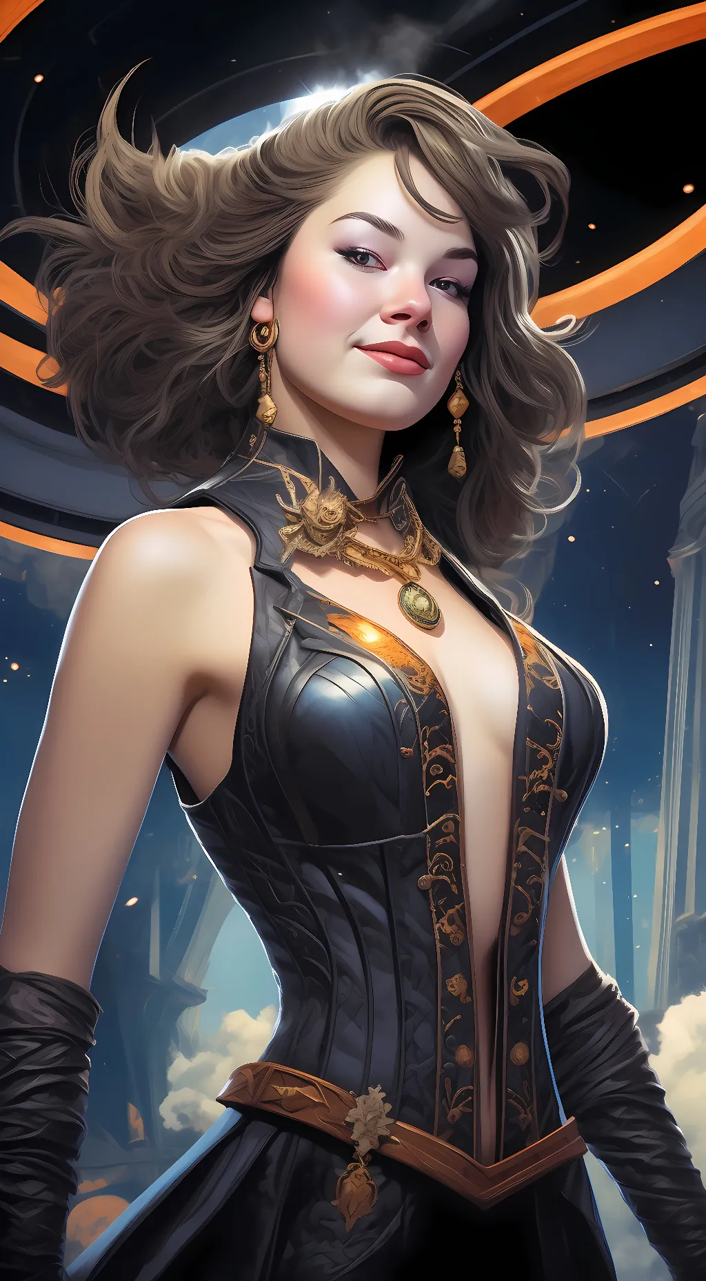 ai character: amelia background