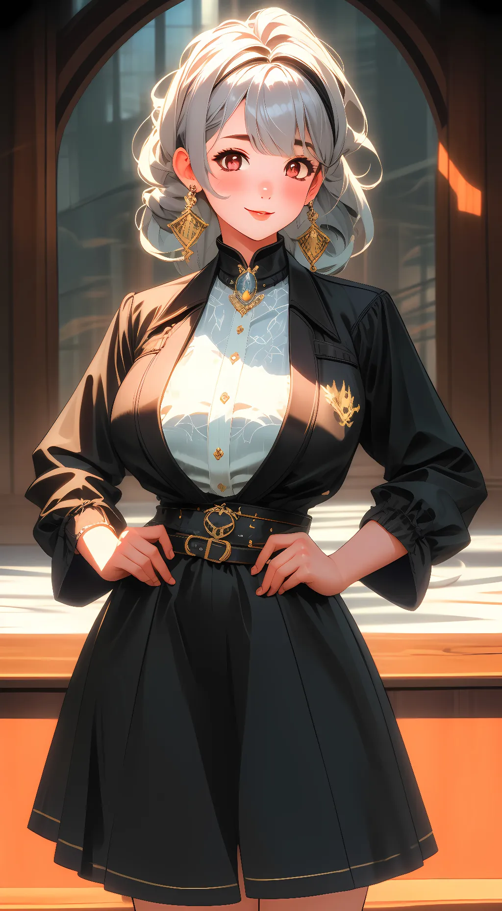 ai character: Stacy  background