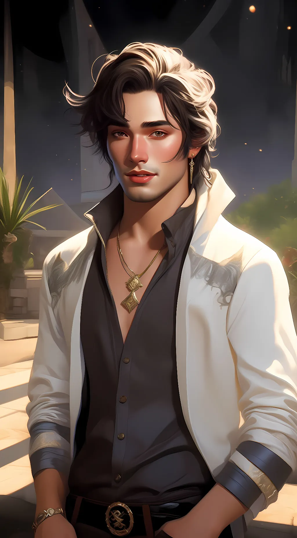 ai character: Black Hat background