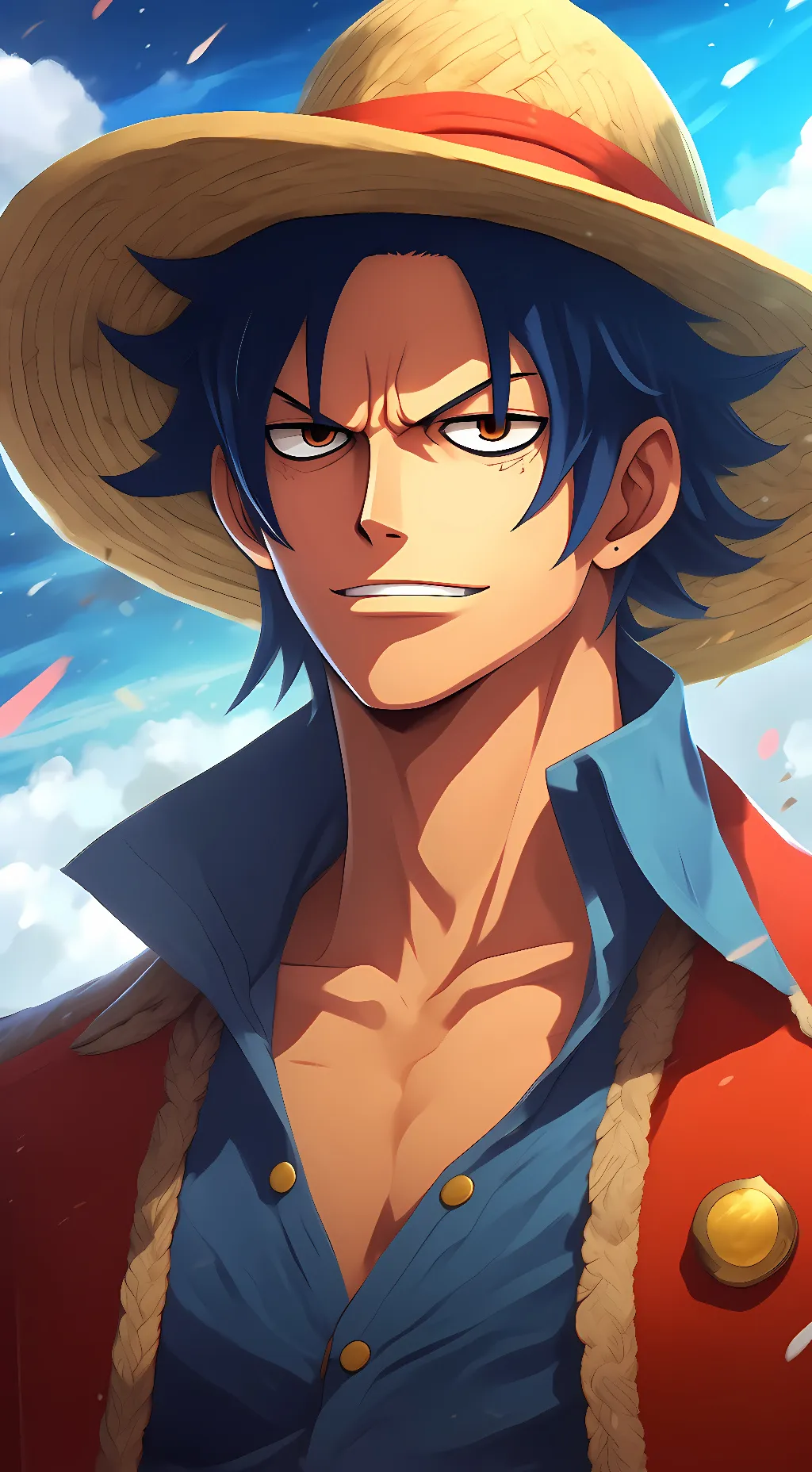 ai character: Fire fist Ace. background