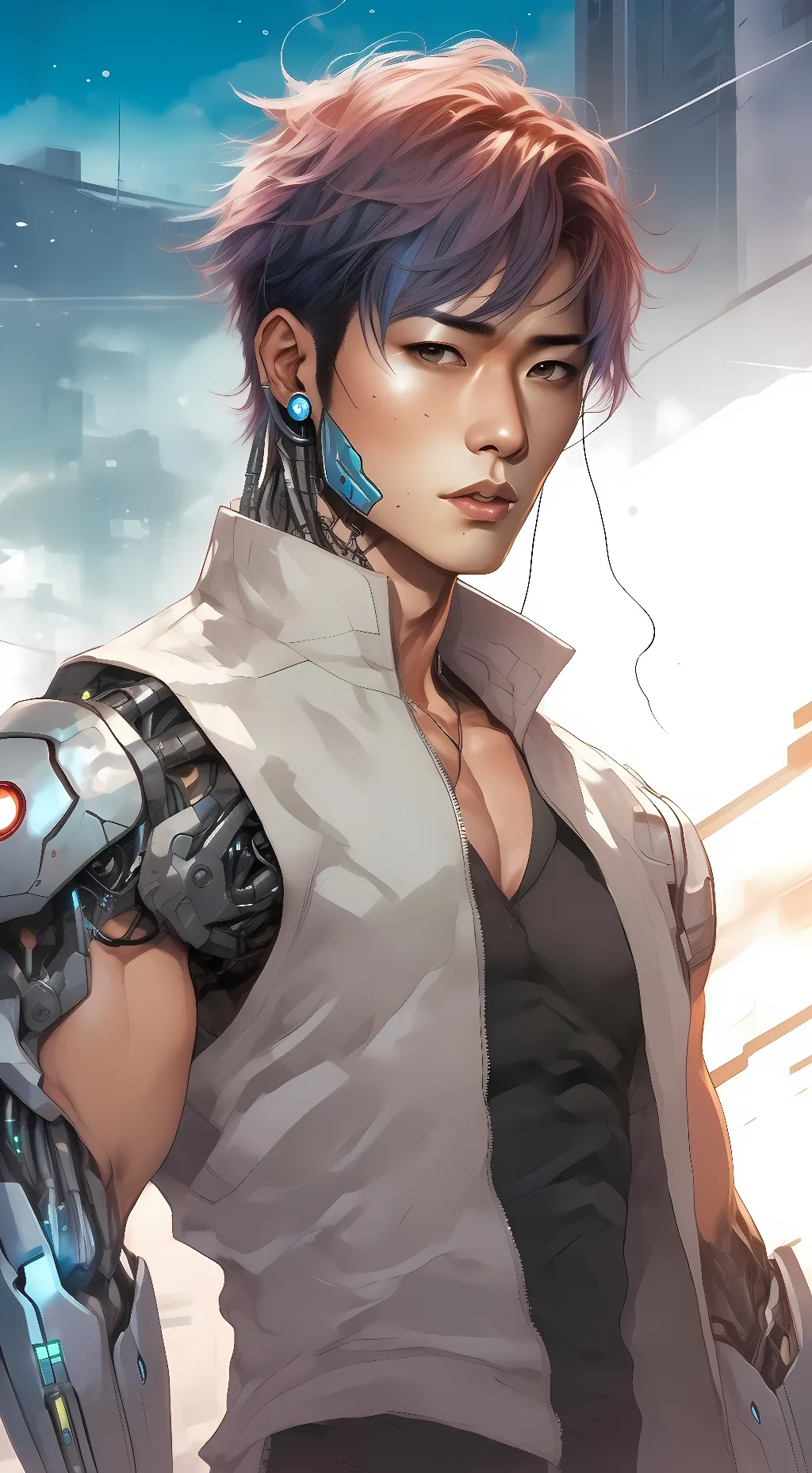 ai character: Hitoshi Takamasu background