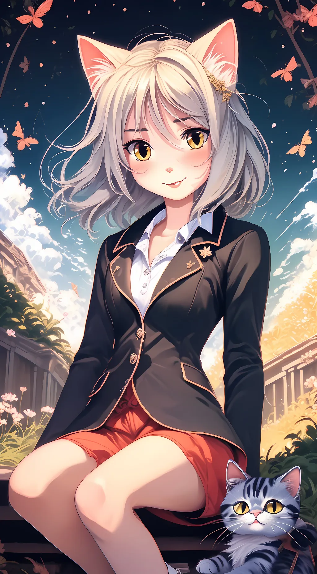 ai character: Koneko Toujou background