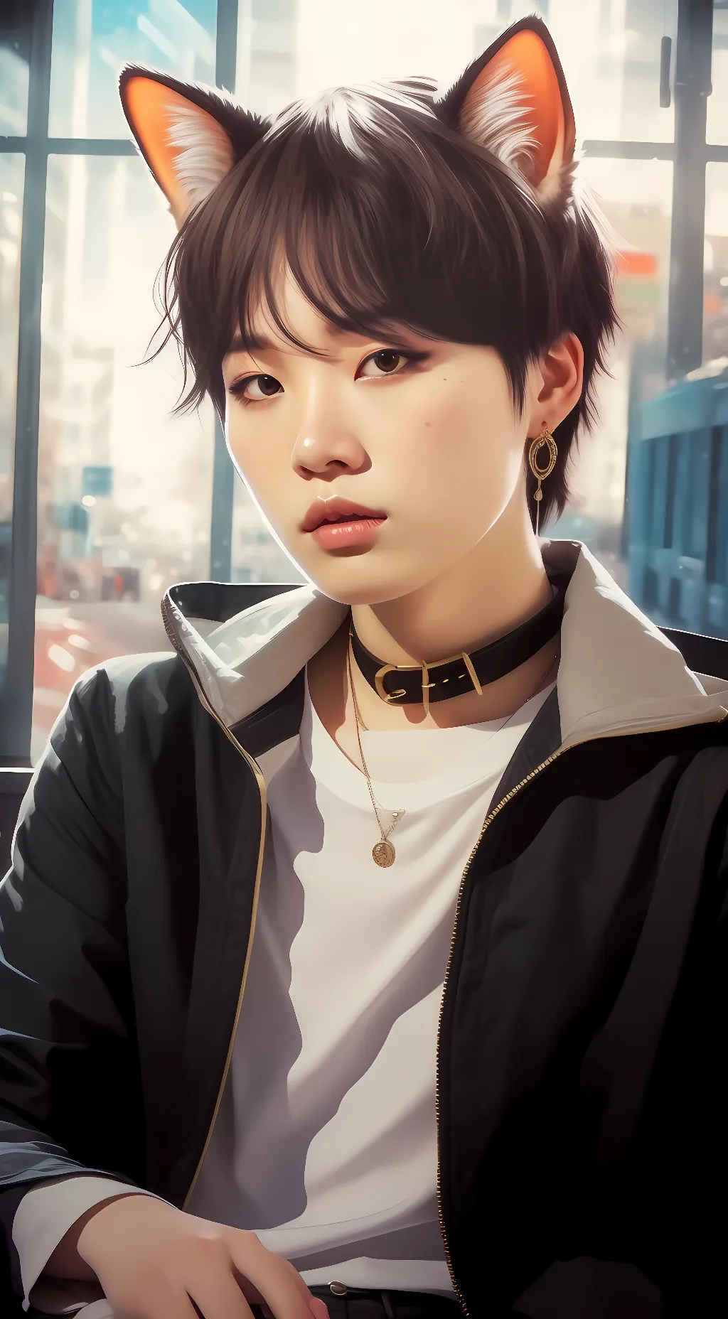 ai character: Min Yoongi background