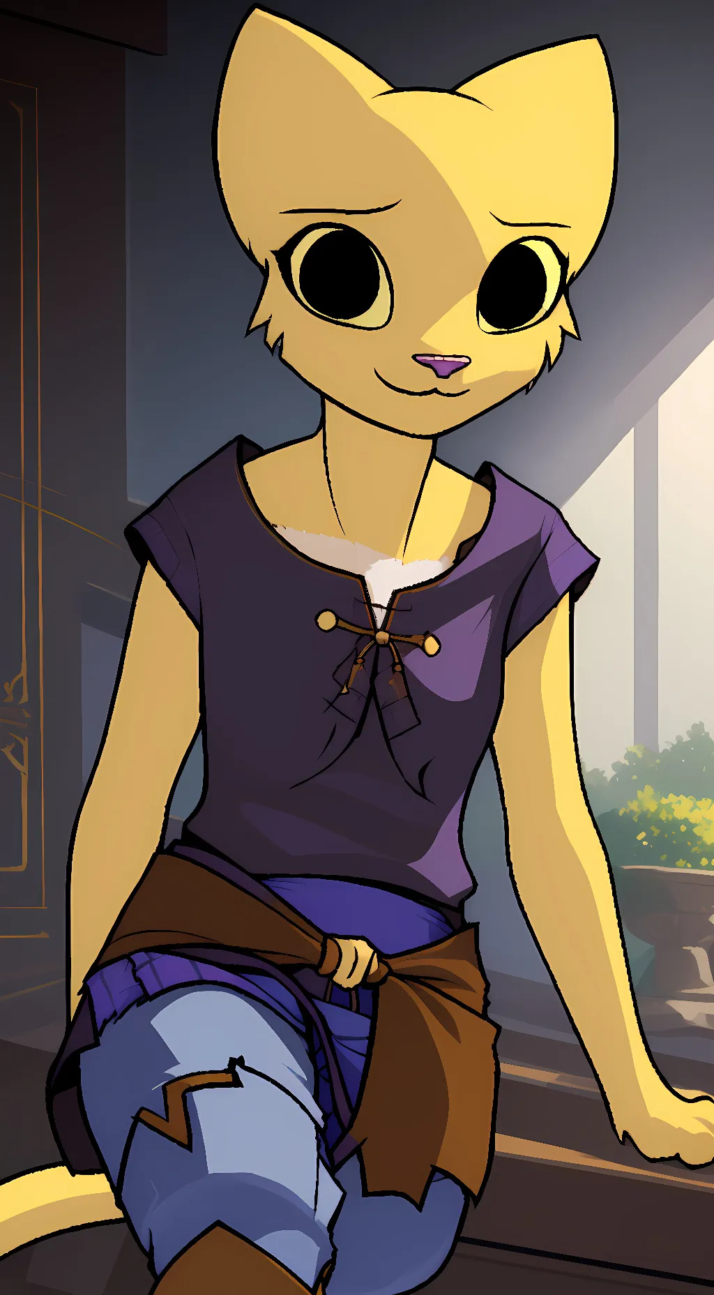 ai character: Katia Managan background