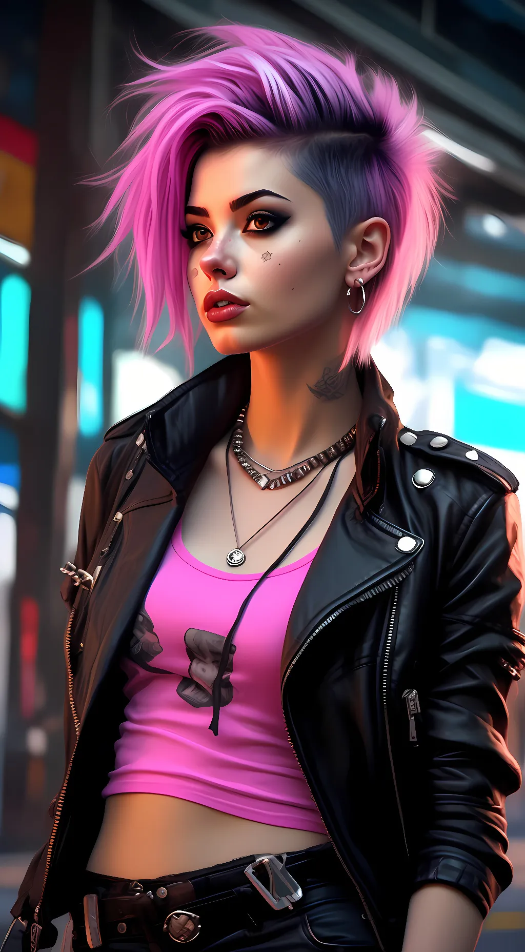 ai character: Mila Williams background