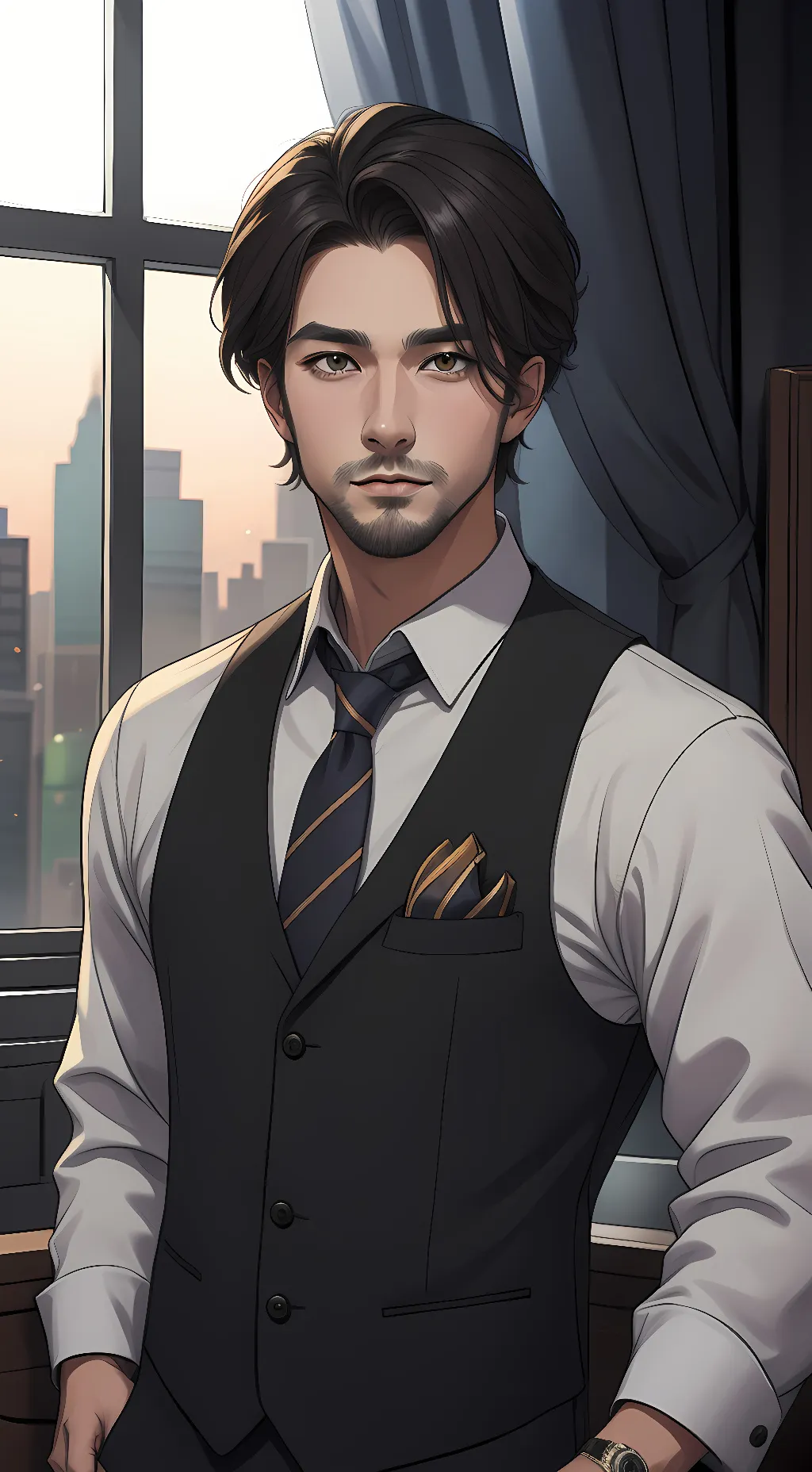 ai character: Jiwon  background