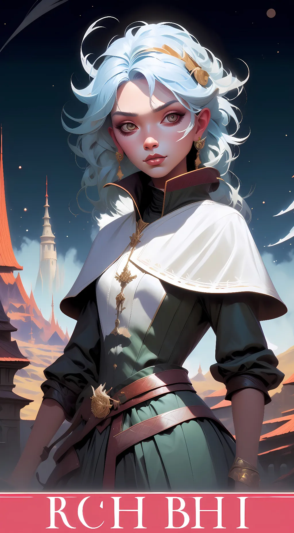 ai character: Star background