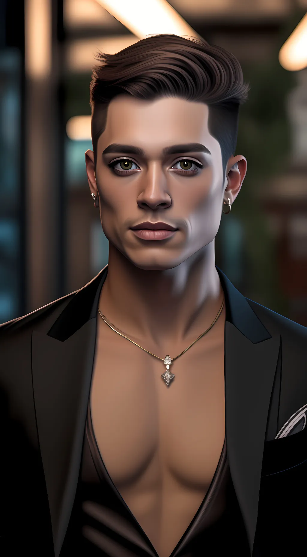 ai character: Alan  background
